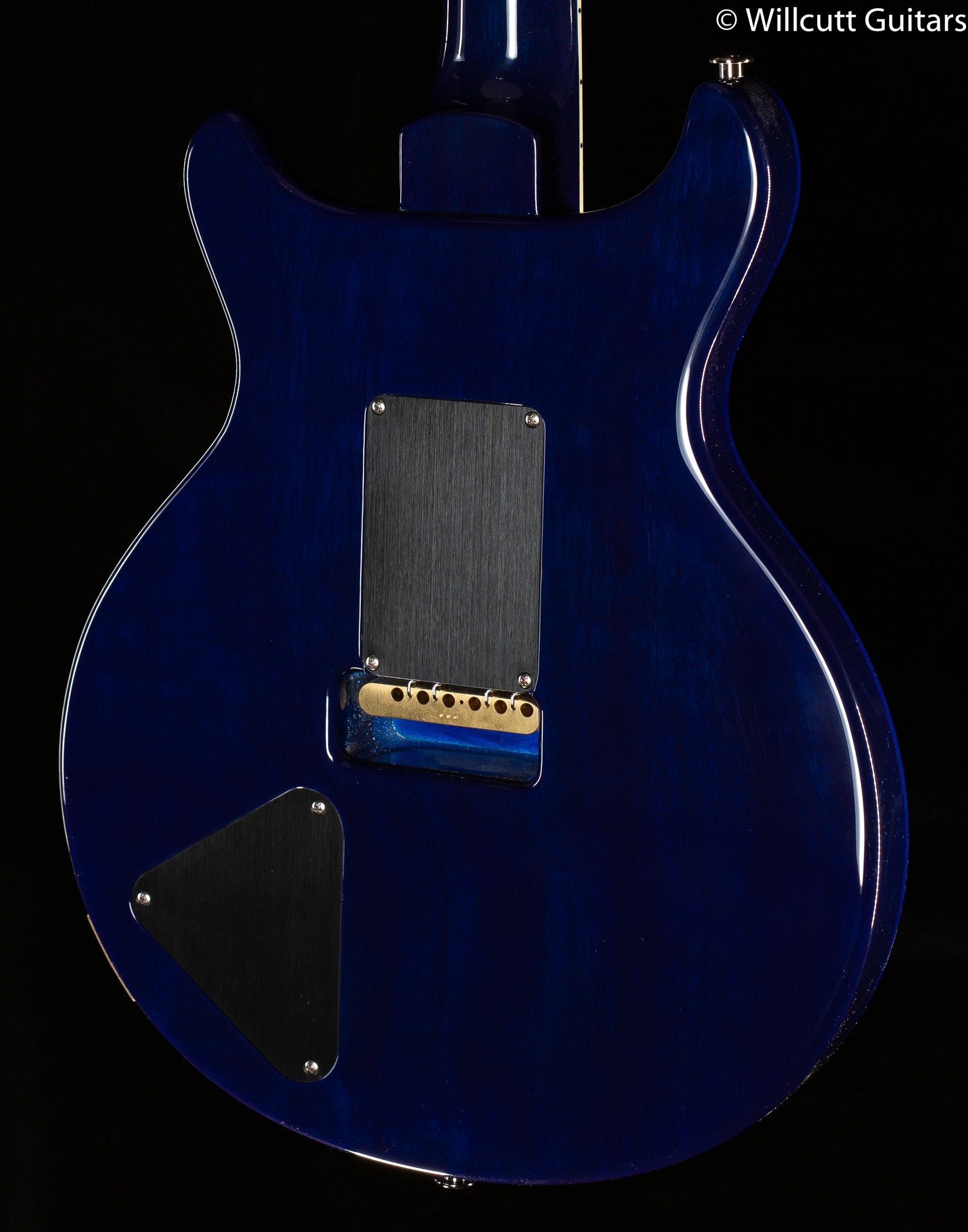 PRS Santana Retro Emerald Burst Blue Binding Custom Color