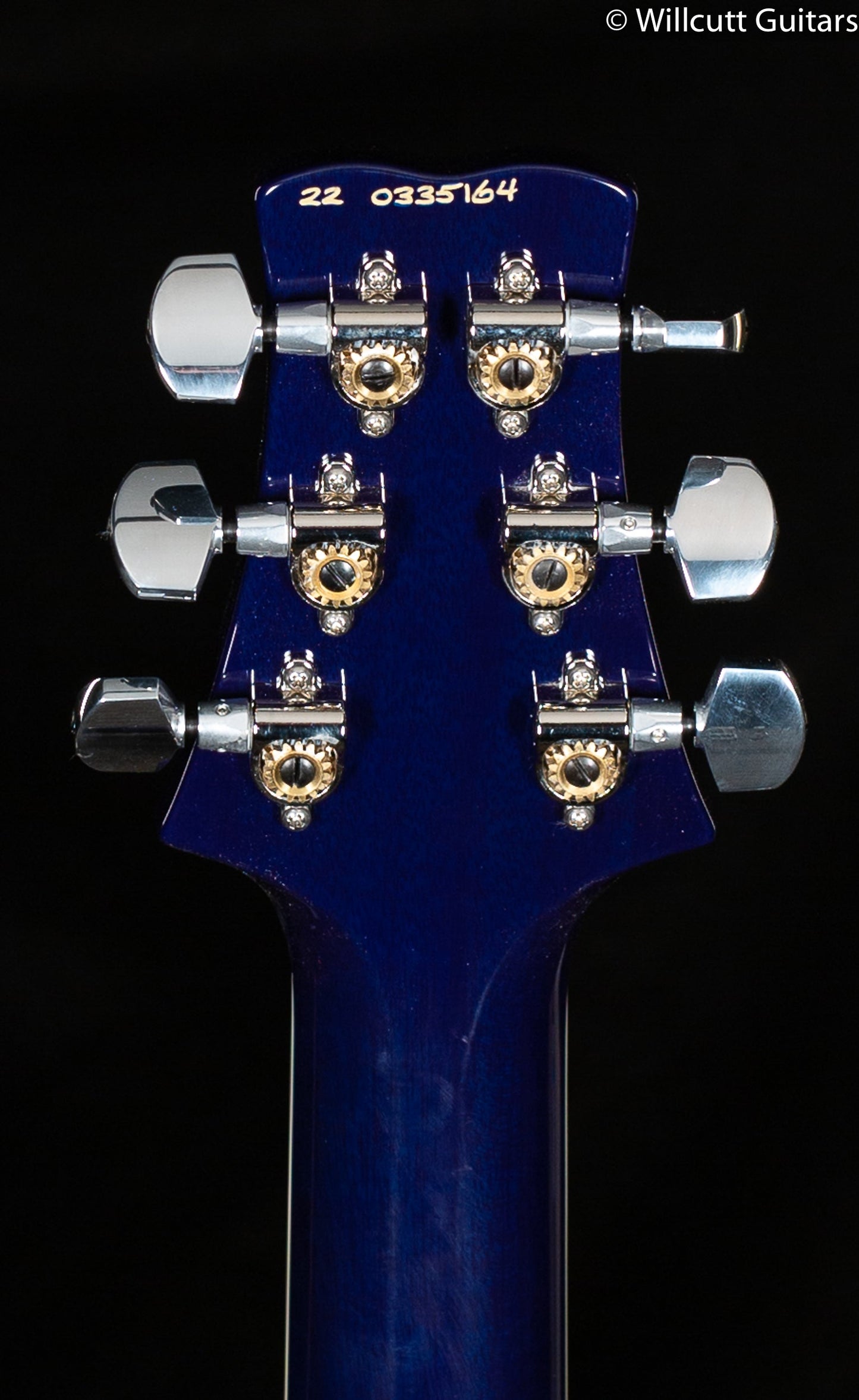 PRS Santana Retro Emerald Burst Blue Binding Custom Color