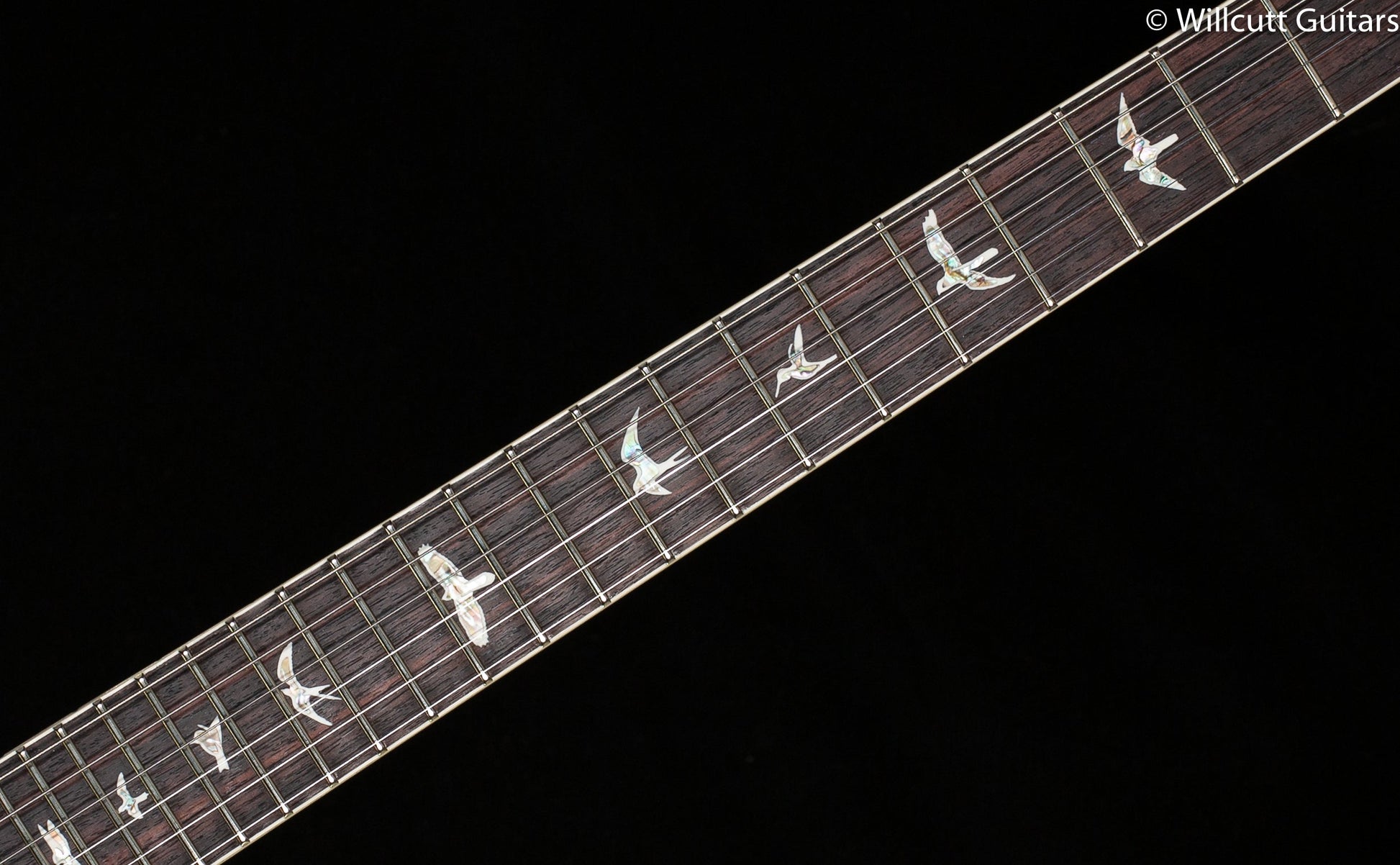 PRS Santana Retro Emerald Burst Blue Binding Custom Color