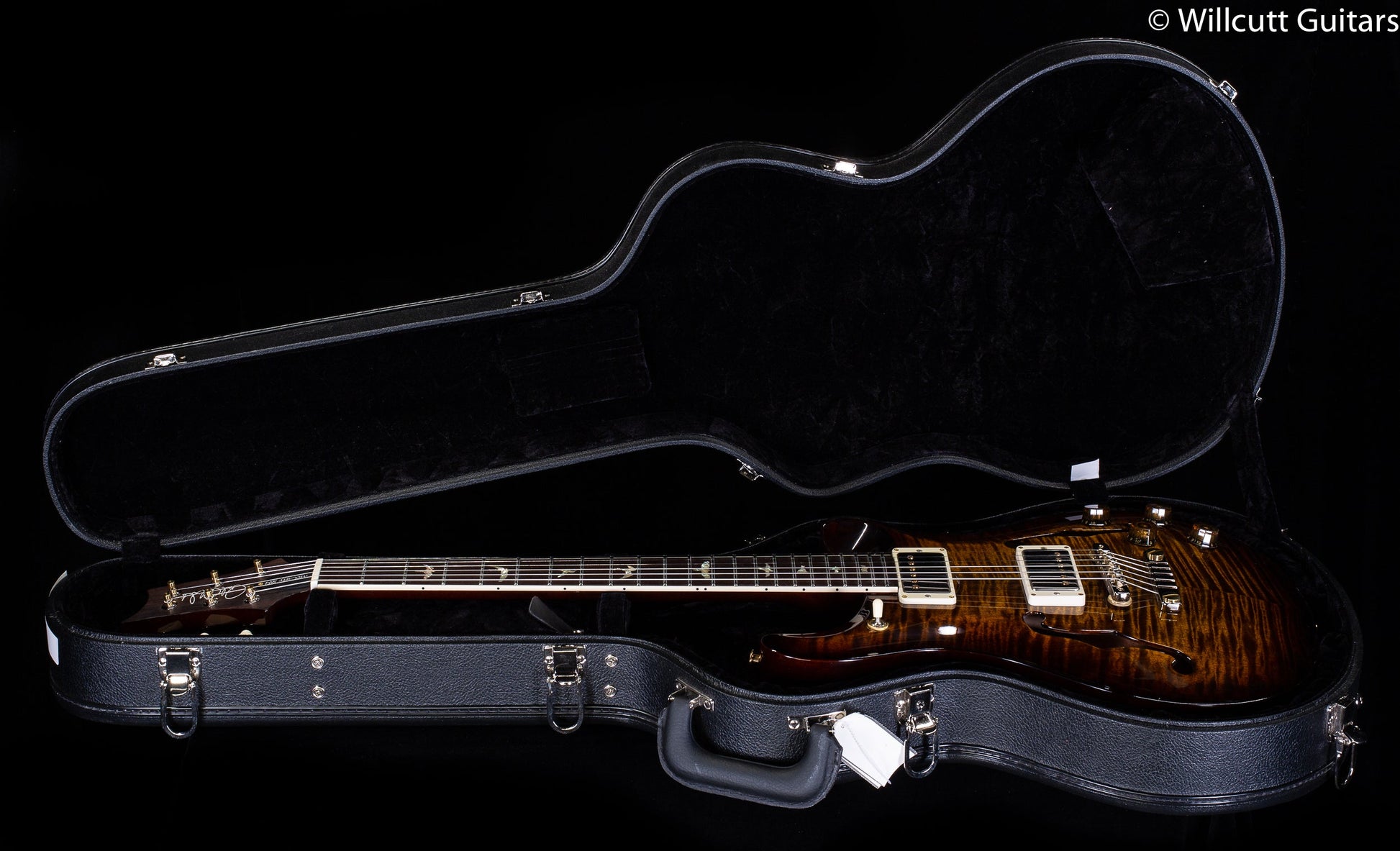 PRS McCarty 594 Hollowbody II Black Gold Burst 10 Top