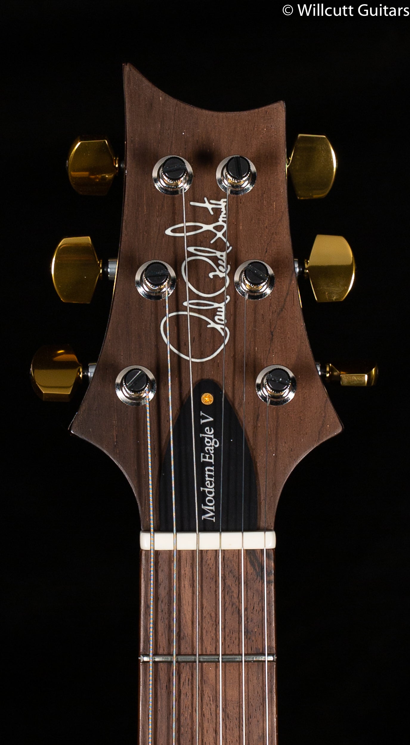 PRS Wood Library Modern Eagle V Custom Color Copperhead Wrap Burst Stained Flame Maple Neck