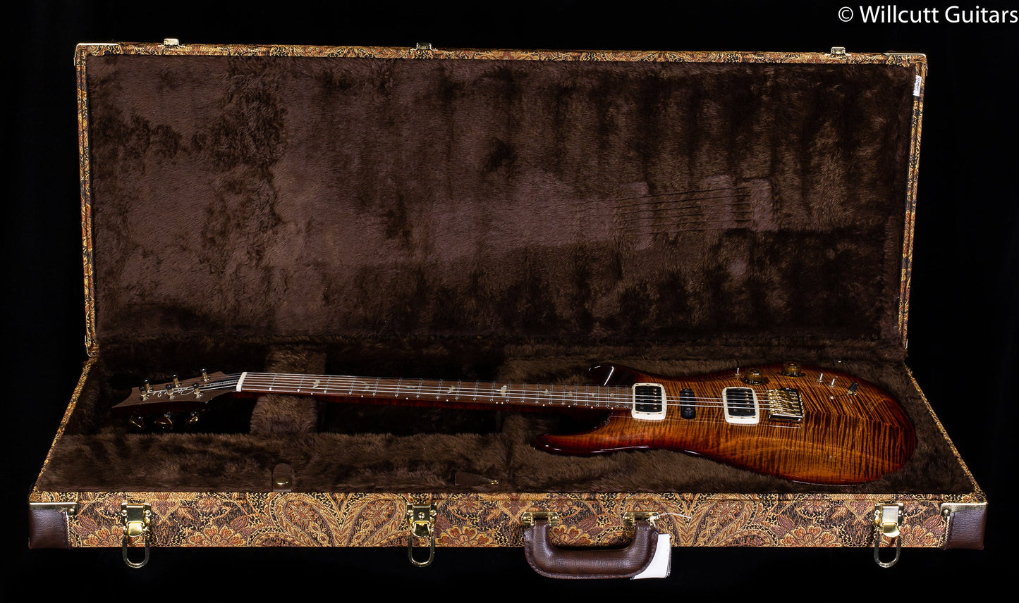 PRS Wood Library Modern Eagle V Custom Color Copperhead Wrap Burst Stained Flame Maple Neck