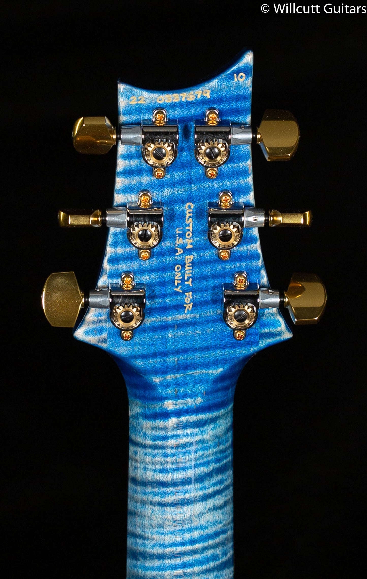 PRS Wood Library Modern Eagle V Faded Blue Jean Stained Neck