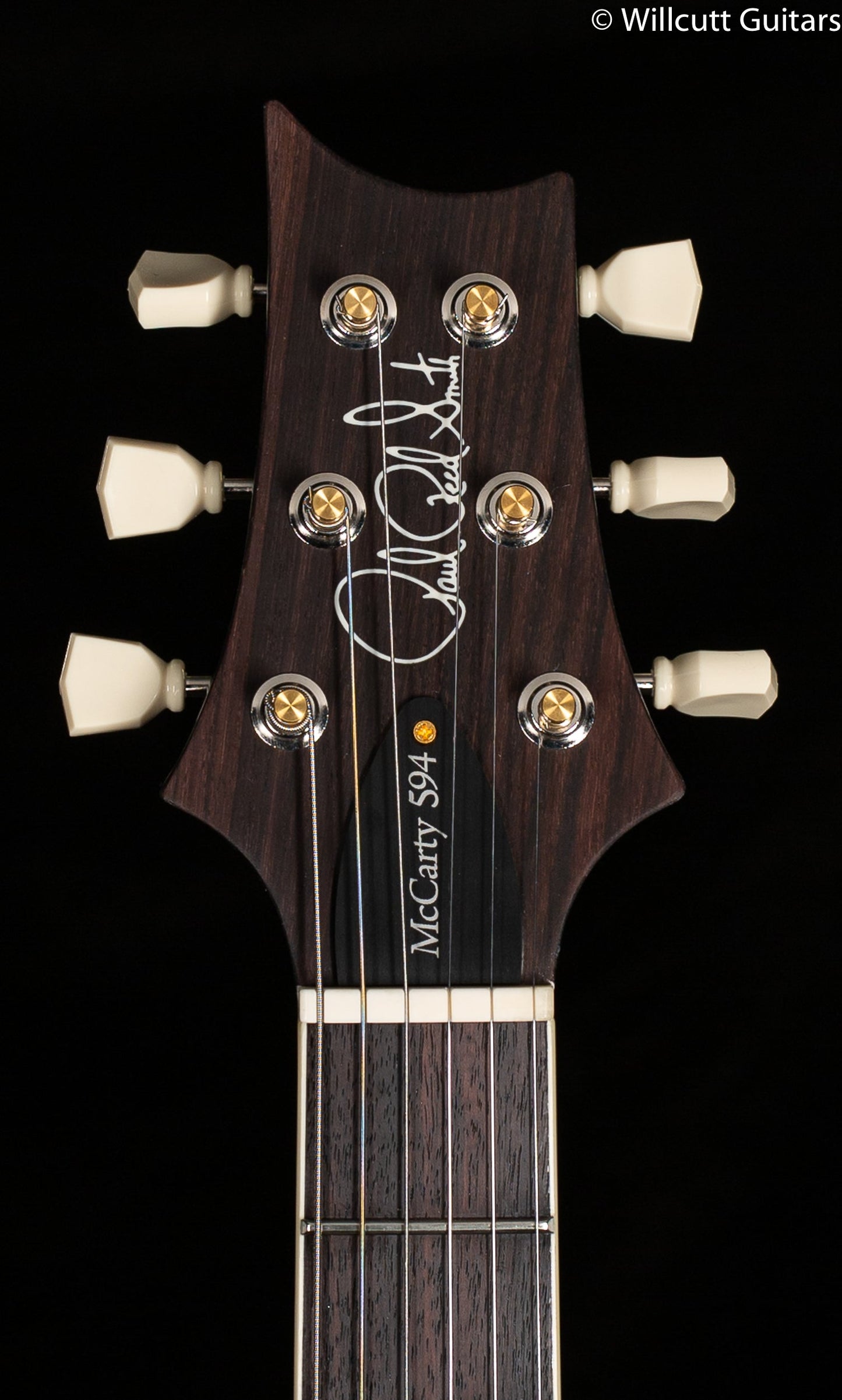 PRS McCarty 594 Hollowbody II Custom Color Black Sunburst Contour Burst 10 Top