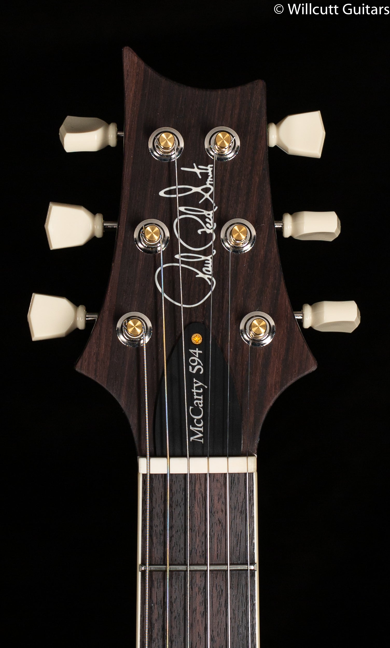 PRS McCarty 594 Hollowbody II Custom Color Black Sunburst Contour Burst 10 Top