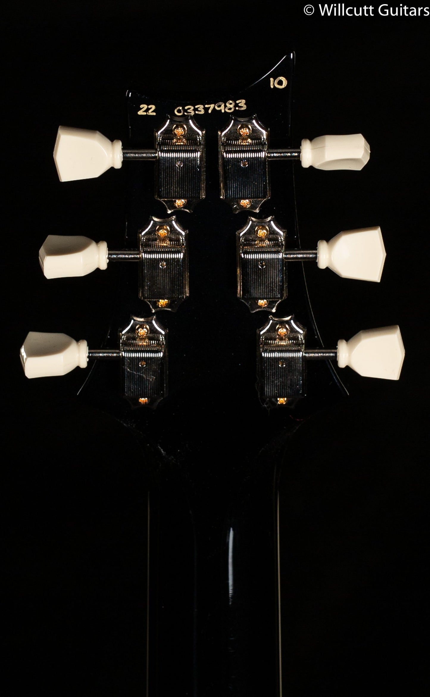 PRS McCarty 594 Hollowbody II Custom Color Black Sunburst Contour Burst 10 Top