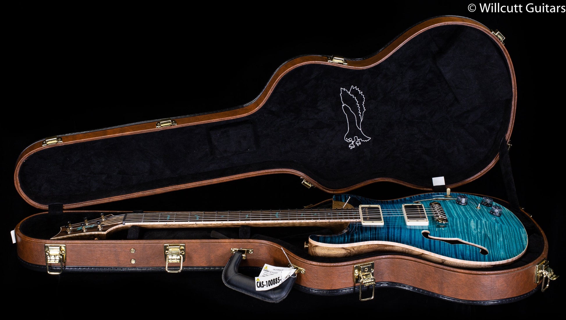 PRS Private Stock 9447 Hollowbody II Piezo 24 Fret Sub Zero Dragons Breath