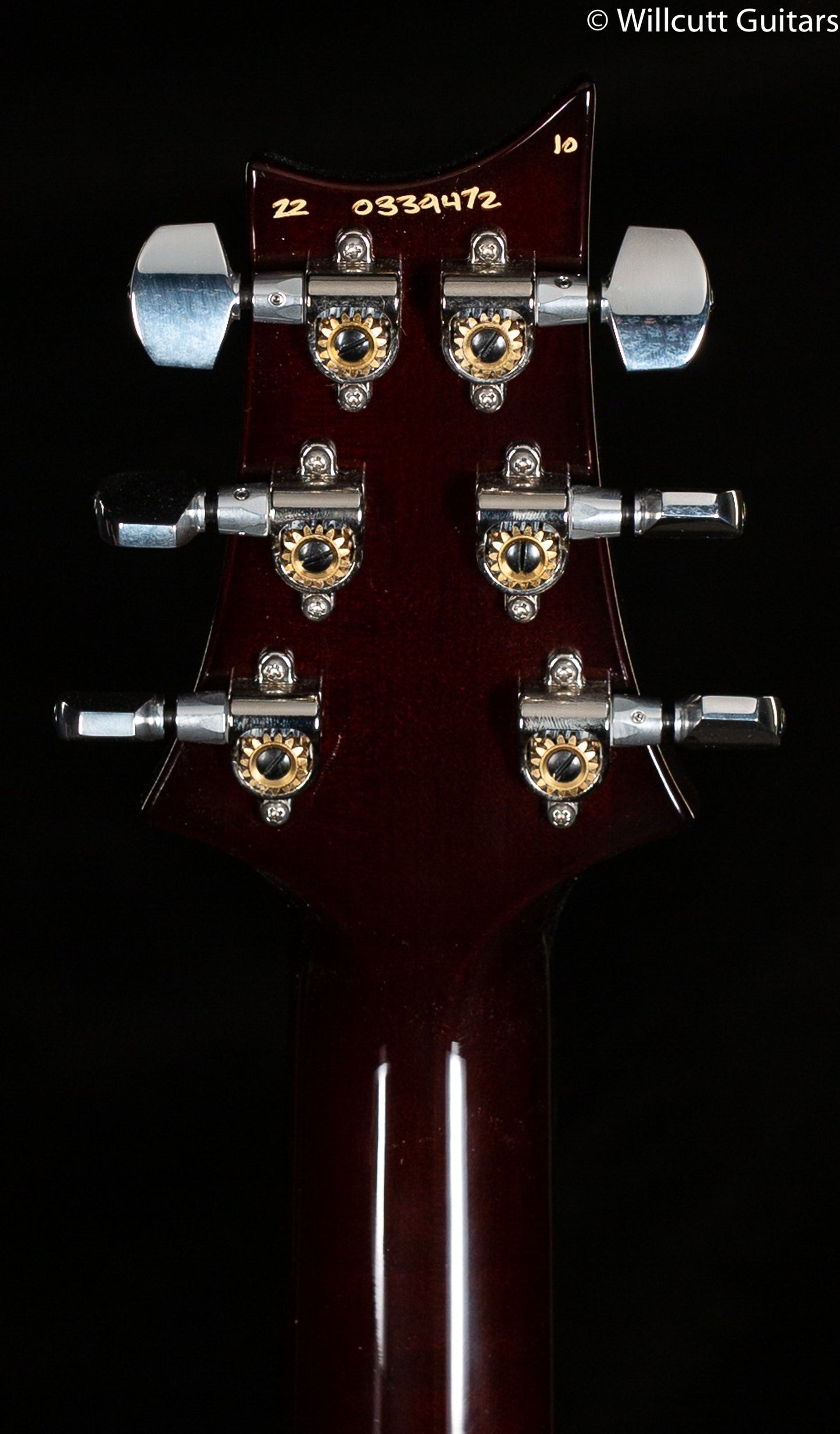 2022 PRS Custom 24 Floyd Black Gold Wrap 10 Top (427)