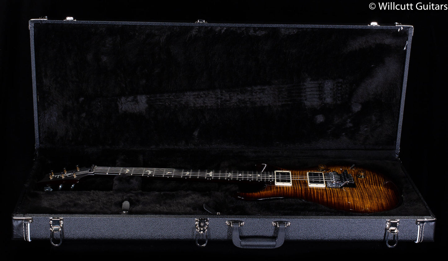 2022 PRS Custom 24 Floyd Black Gold Wrap 10 Top (427)