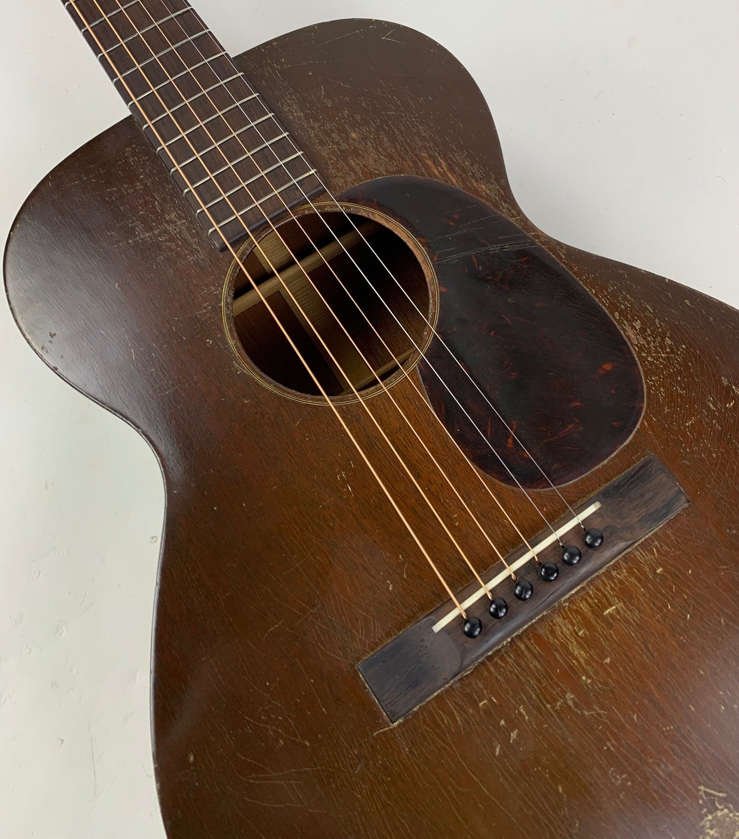 1933 Martin 0-17 Shade Top Sunburst Finish Pre-War | Small Body Mahogany Guitar 1930s Vintage, Shadetop, Shaded Top