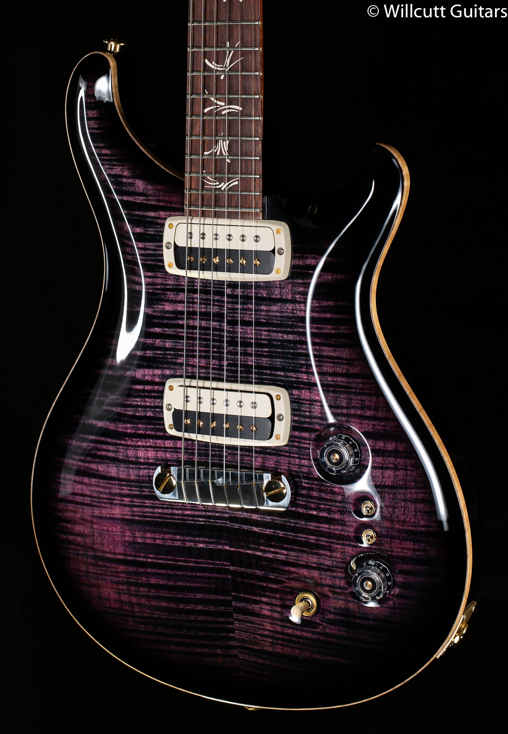 PRS Paul's Guitar Custom Color Purple Iris Smokeburst 10 top (795)