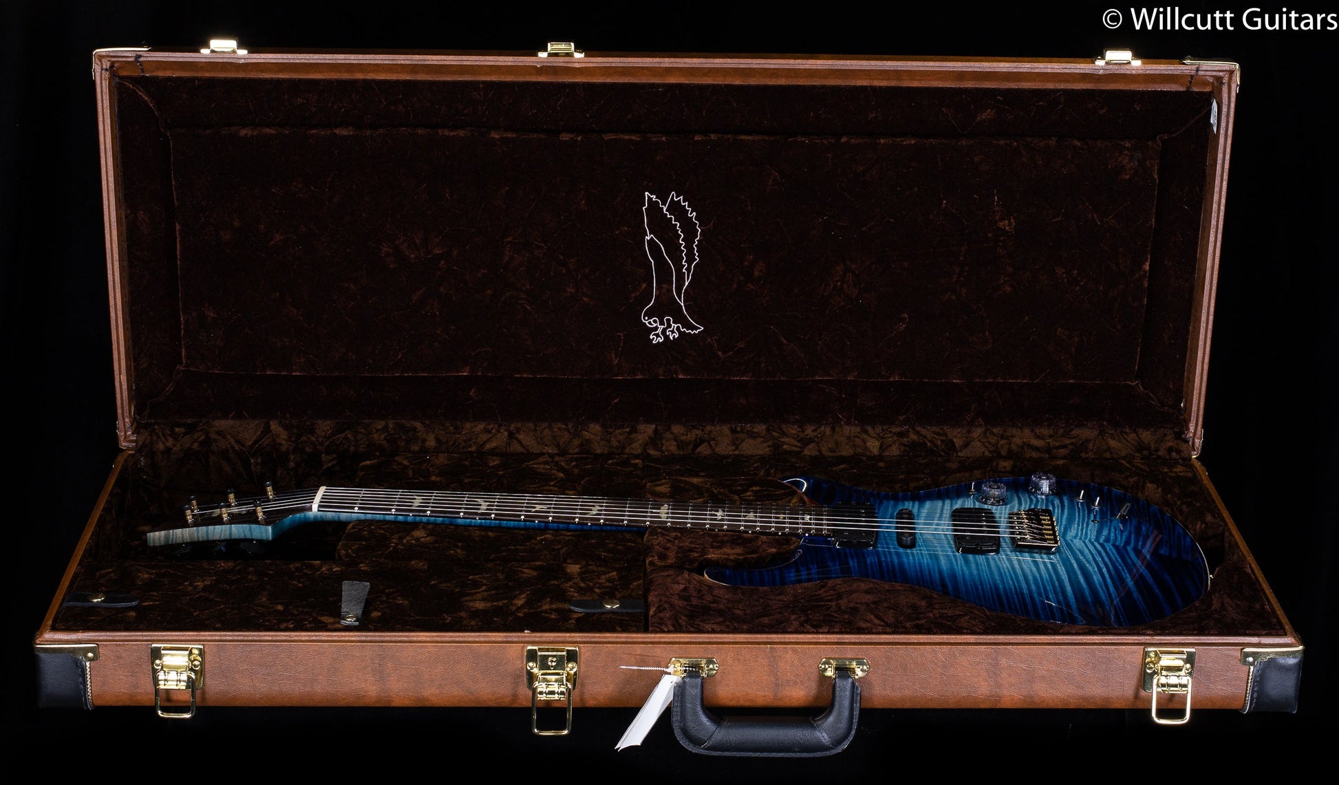 PRS Private Stock #9449 Modern Eagle V Whale Blue Glow