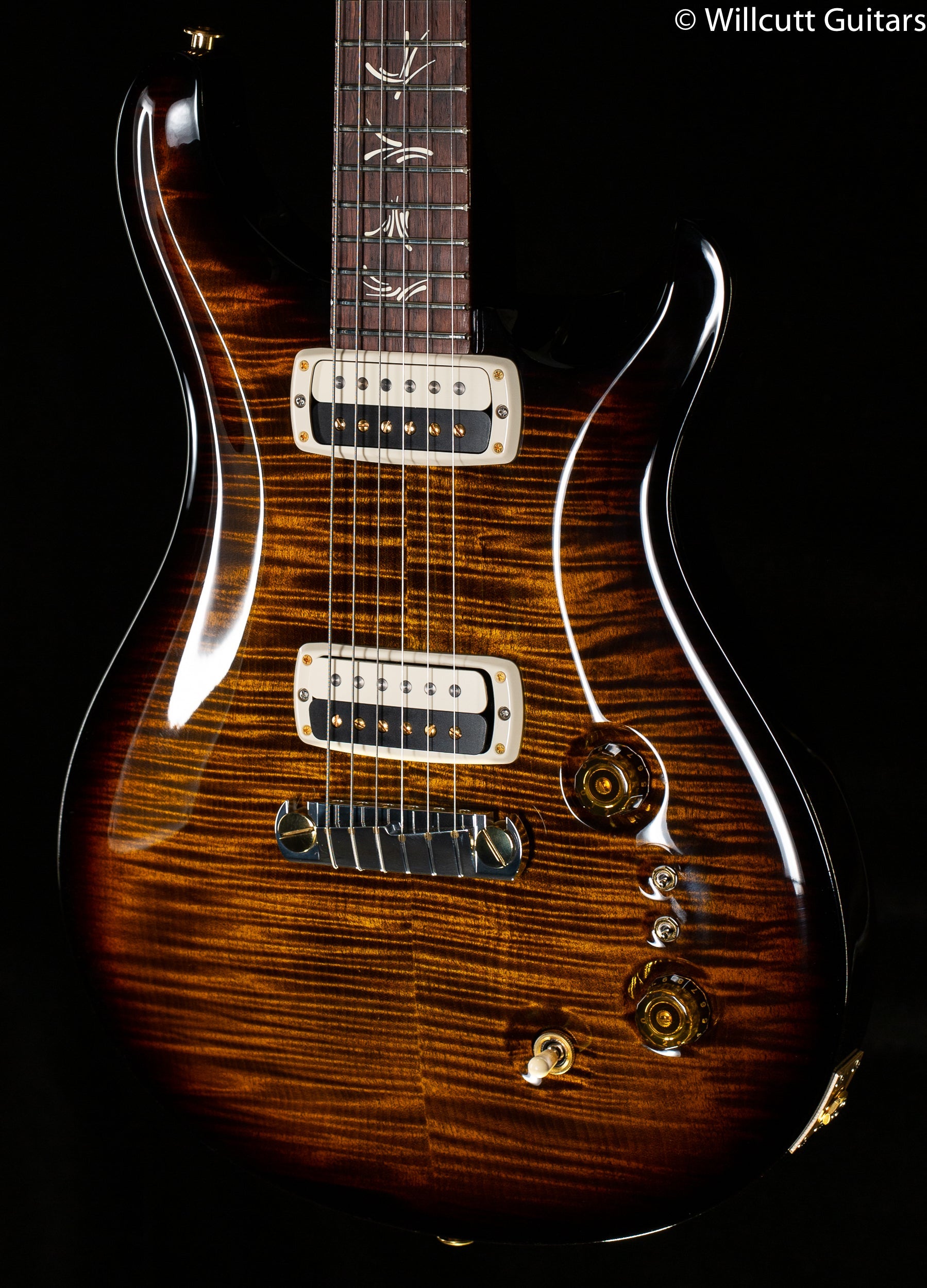 PRS Paul's Guitar Black Gold Burst 10 Top (232)