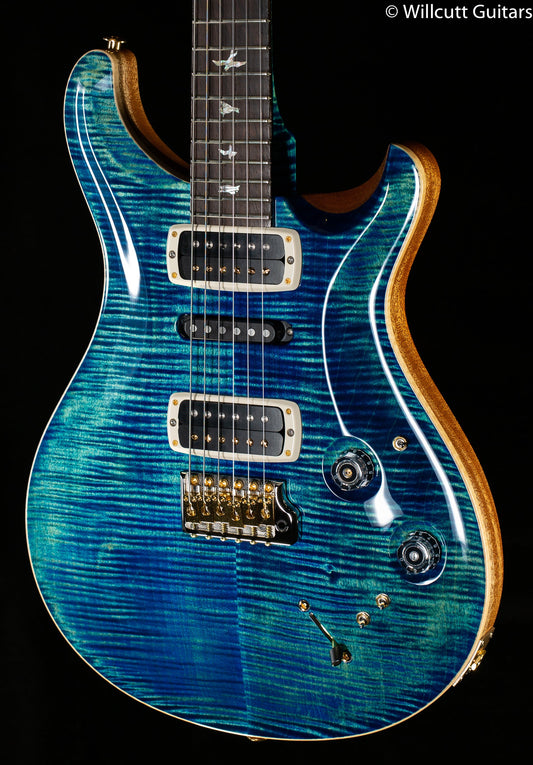 PRS Wood Library Modern Eagle V River Blue Stained Flame Maple Neck (680)