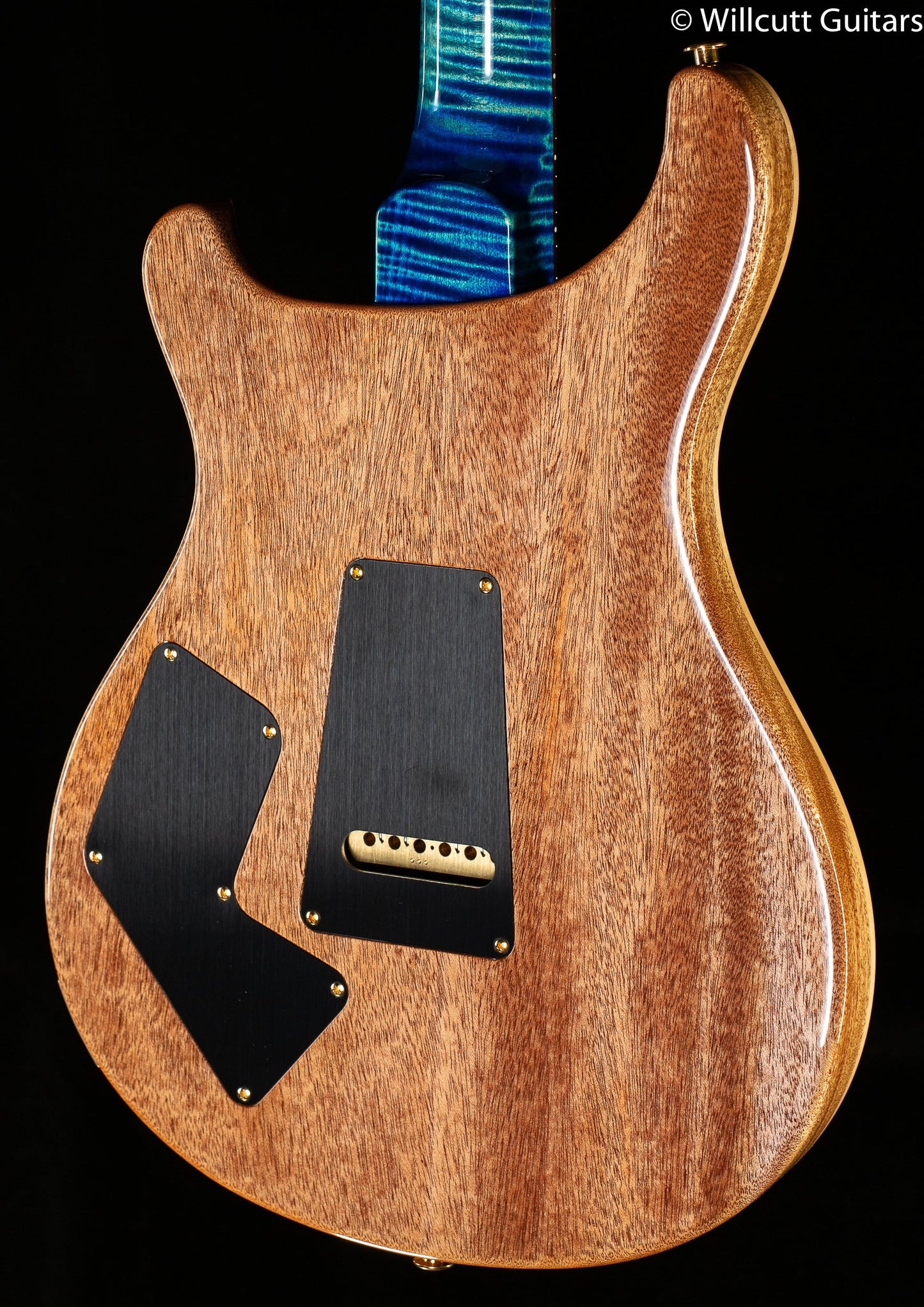 PRS Wood Library Modern Eagle V River Blue Stained Flame Maple Neck (680)