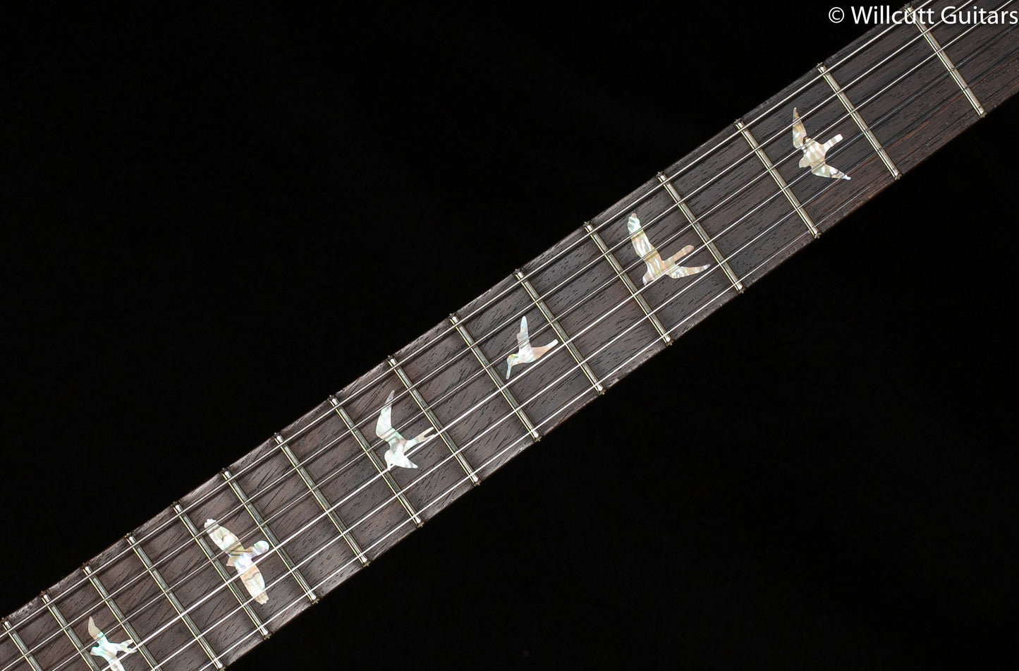 PRS Wood Library Modern Eagle V River Blue Stained Flame Maple Neck (680)