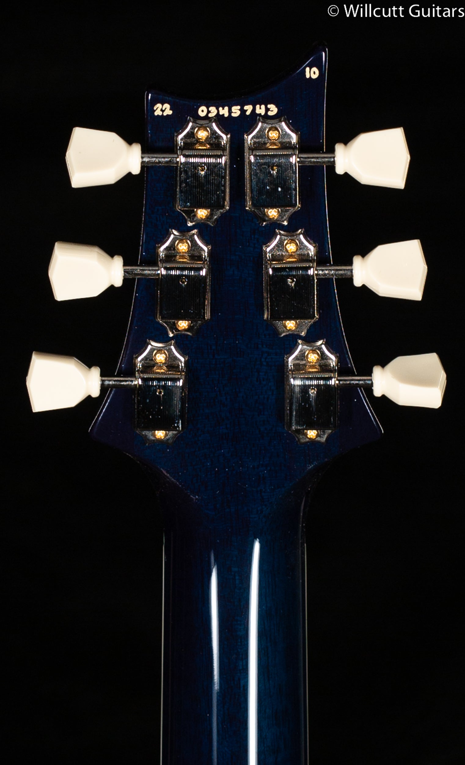 PRS Singlecut 594 Custom Color Cobalt Blue Wraparound Burst 10 Top (743)
