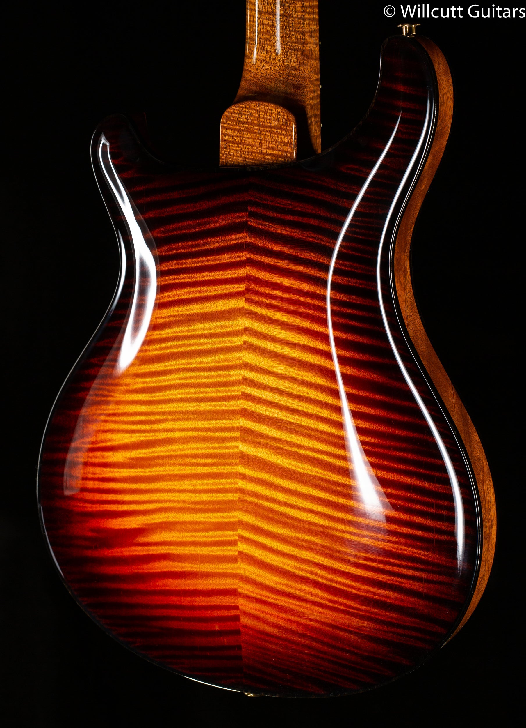 PRS Private Stock 9661 McCarty 594 Hollowbody II Electric Tiger Glow Pyramid Inlay (571)