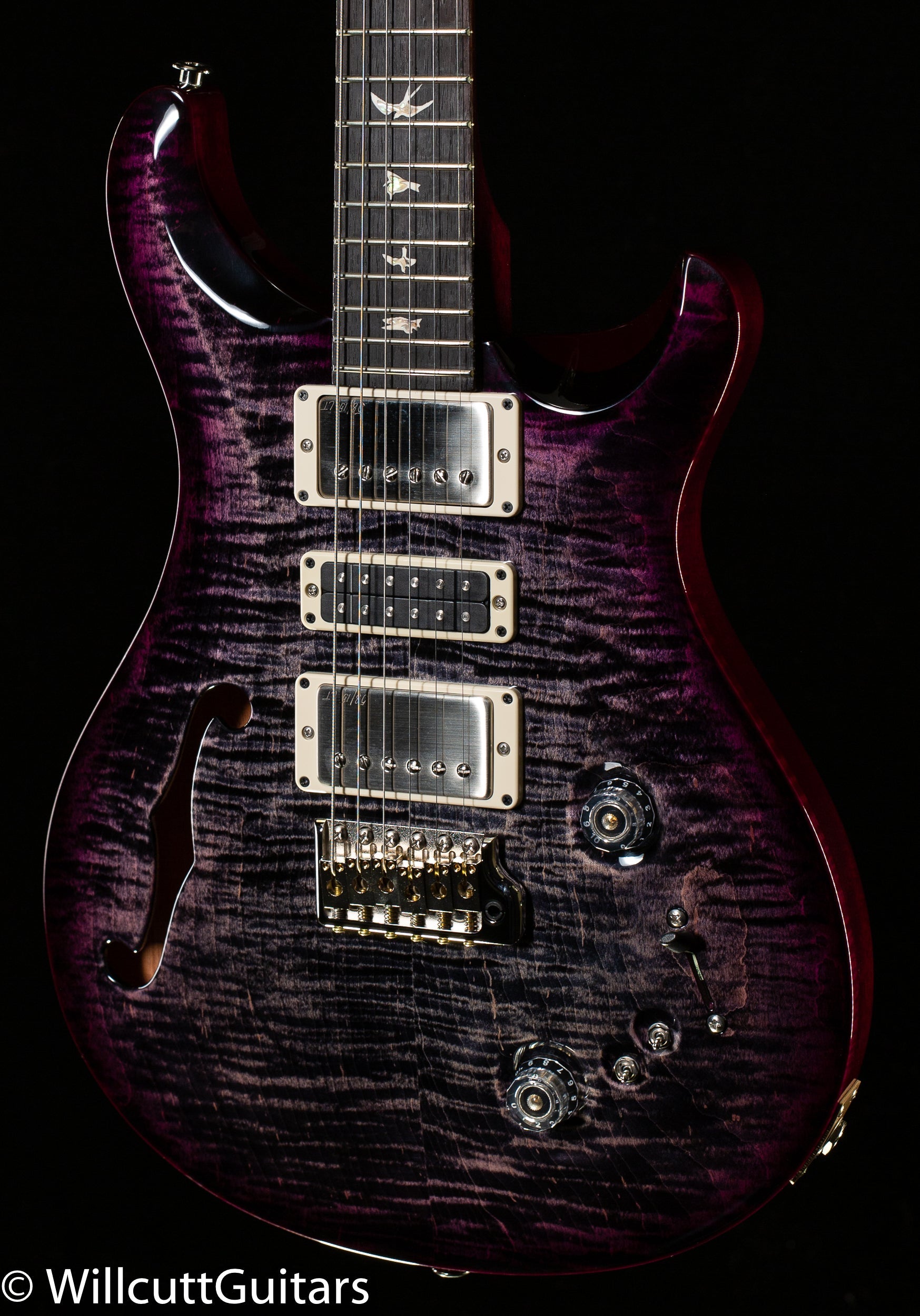 PRS Special Semi-Hollow Charcoal Purple Wrap Burst (526)