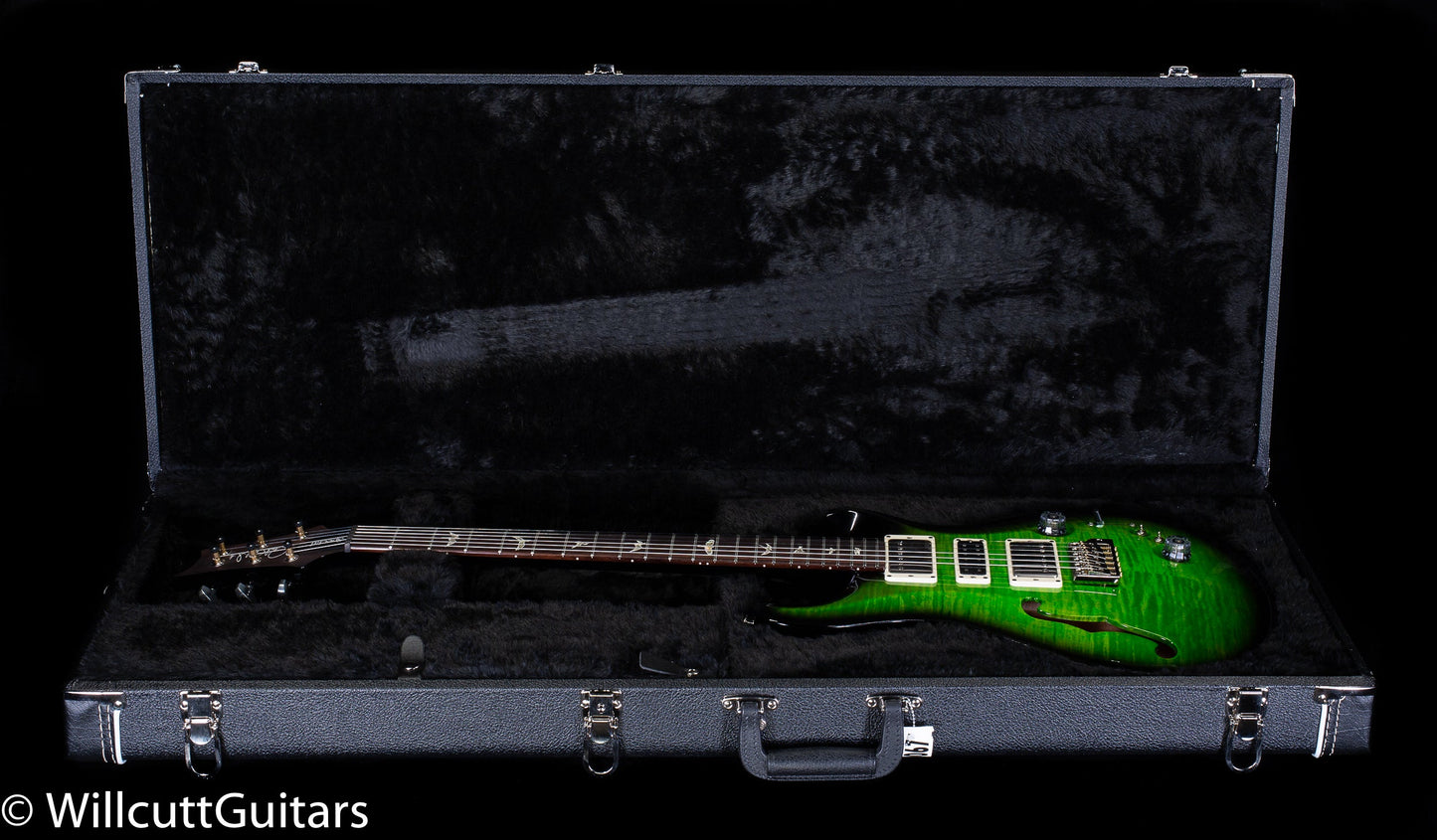 PRS Special Semi-Hollow Custom Color Ezira Verde Black Wrap Burst (622)