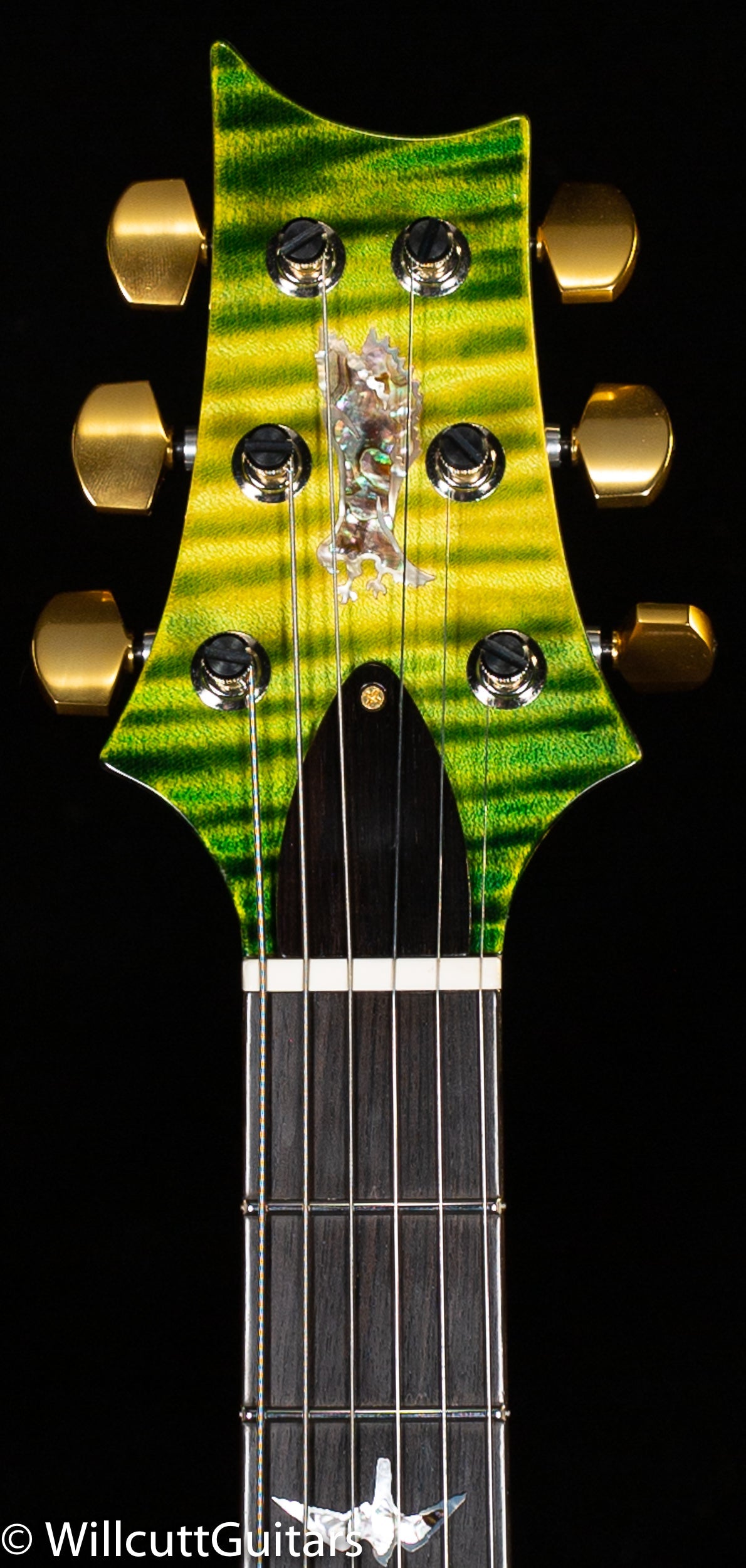 2022 PRS Private Stock 9894 DGT Electric Rainforest Glow One-Piece Quilt (742)