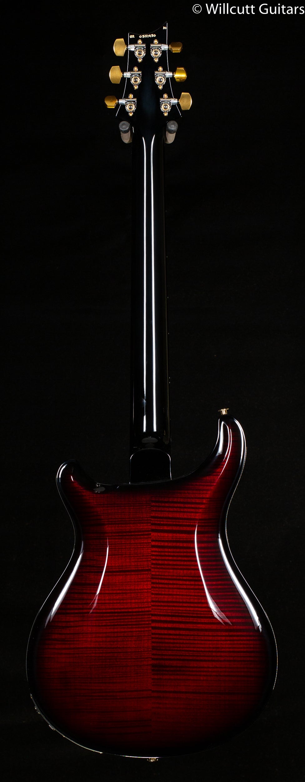 PRS Hollowbody II Piezo 10 Top Fire Red Burst Wrap (930)