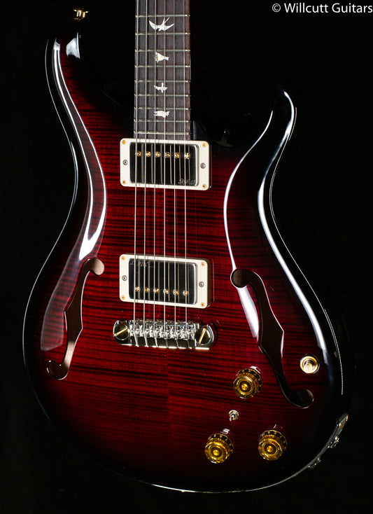 PRS Hollowbody II Piezo 10 Top Fire Red Burst Wrap (930)