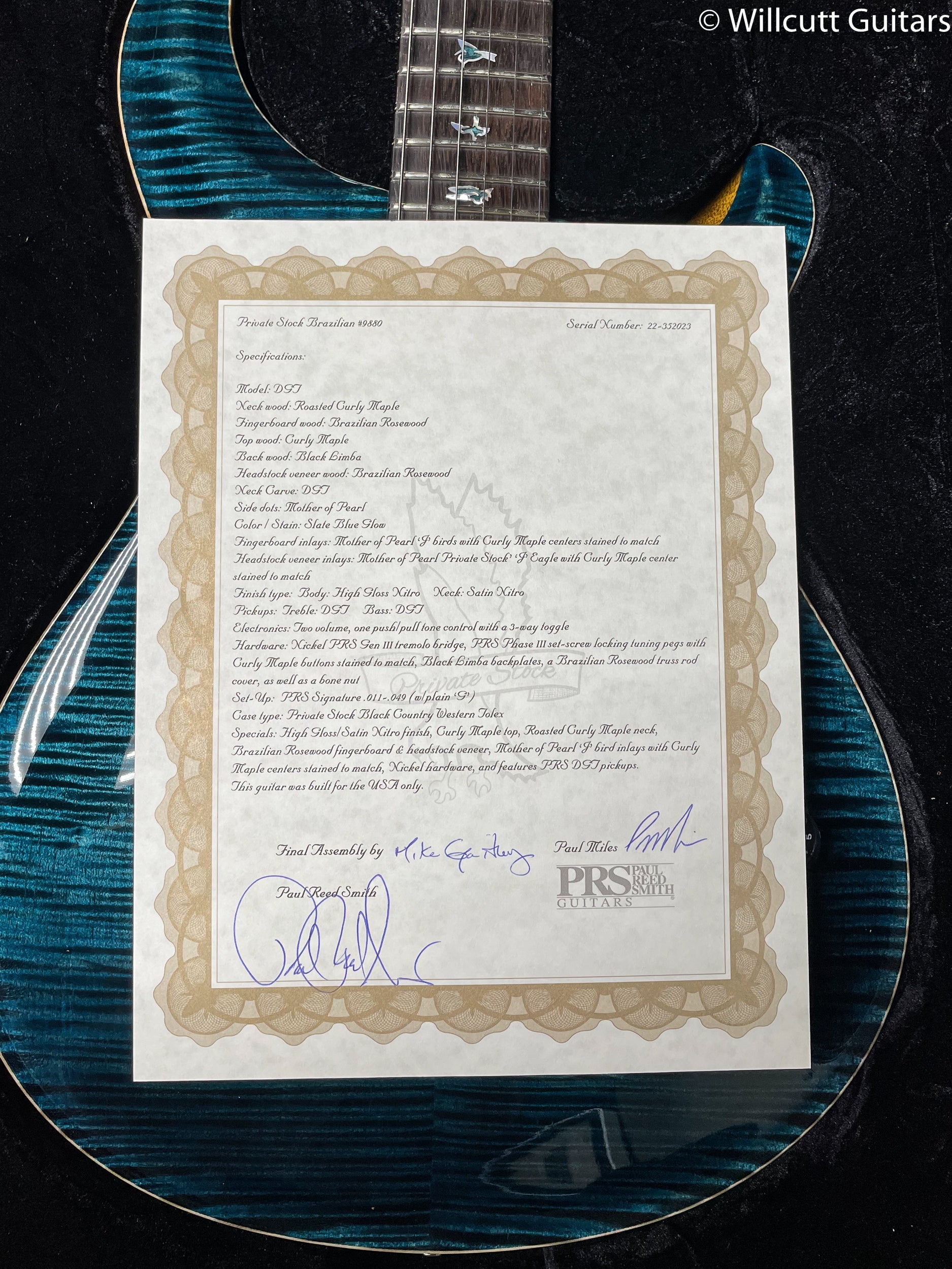 PRS Private Stock 9880 DGT Slate Glow (023)
