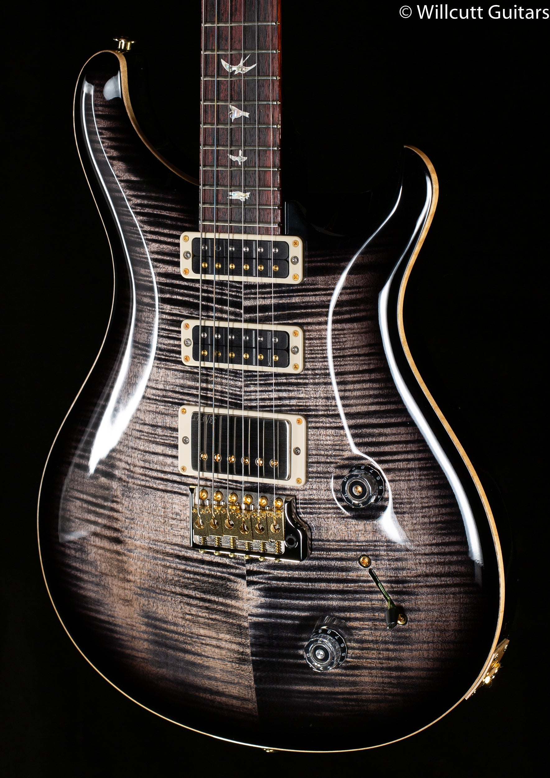 PRS Studio 22, Flame Maple 10 Top Charcoal Burst (689)