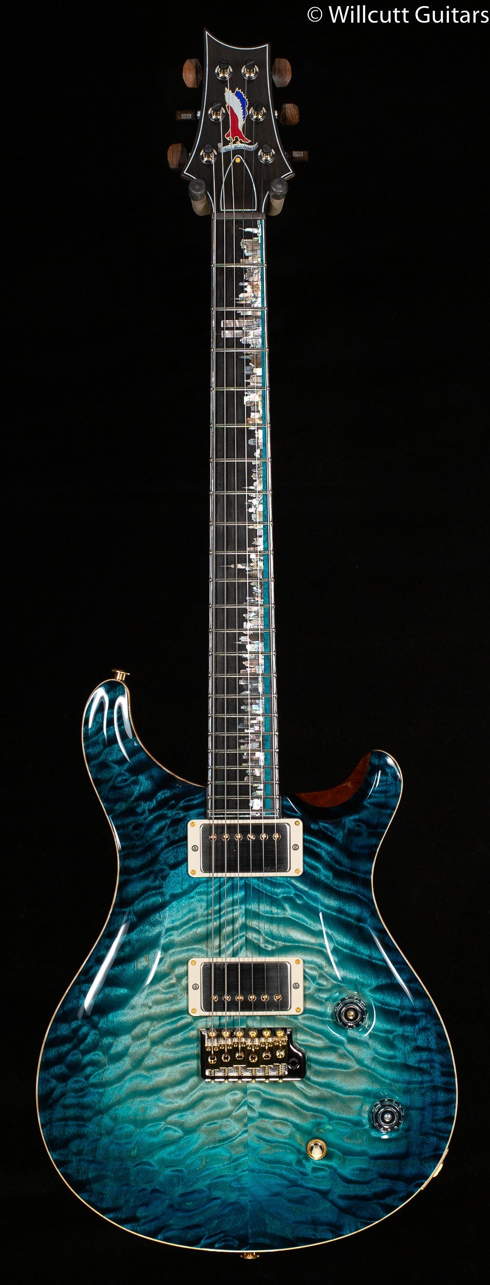 PRS Private Stock 9889 Custom 24 Subzero Glow New York Skyline (132)