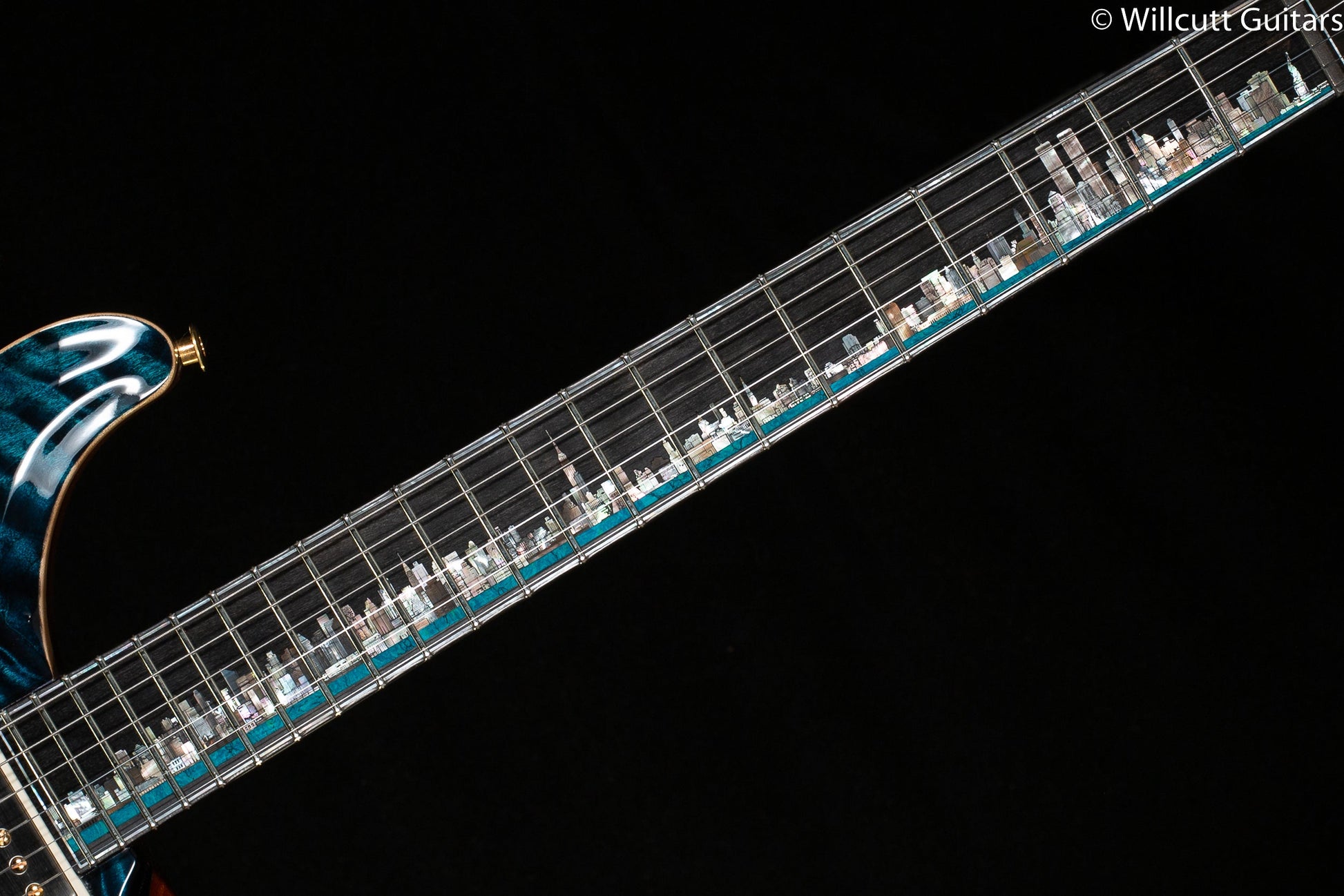 PRS Private Stock 9889 Custom 24 Subzero Glow New York Skyline (132)