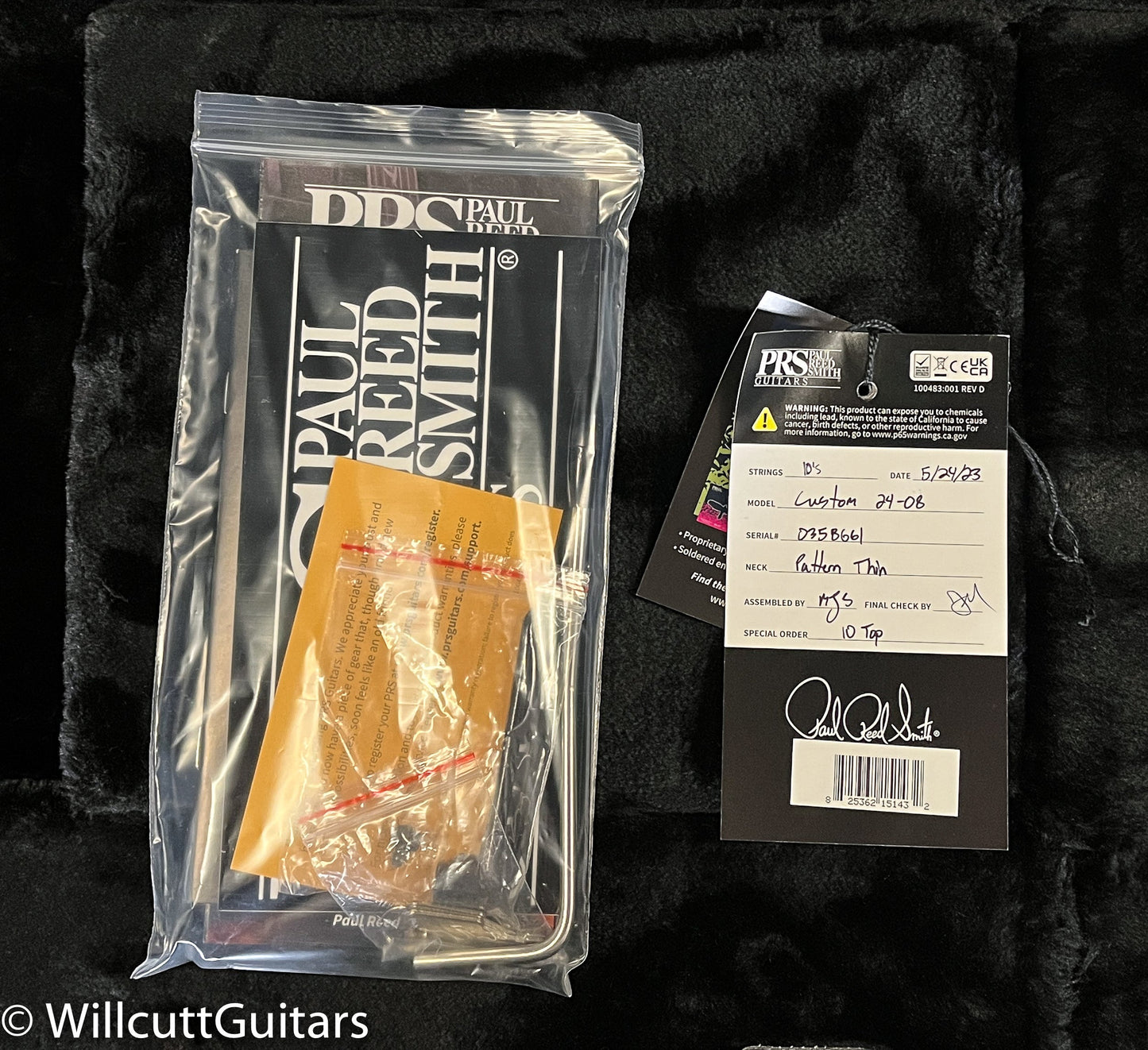 PRS Custom 24-08 Flame Maple 10 top Purple Mist (661)