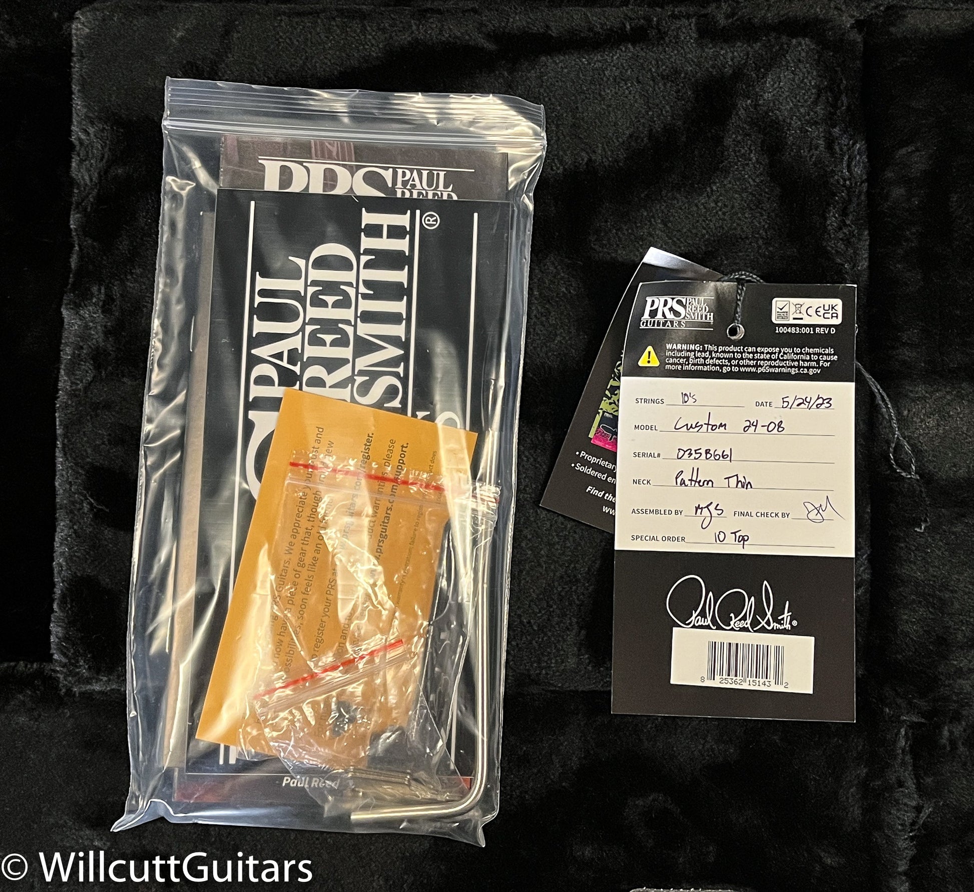 PRS Custom 24-08 Flame Maple 10 top Purple Mist (661)