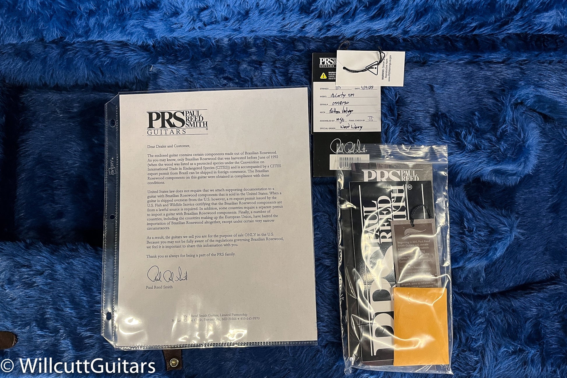 PRS Wood Library McCarty 594 Faded McCarty Sunburst 10 Top Brazilian Rosewood (730)
