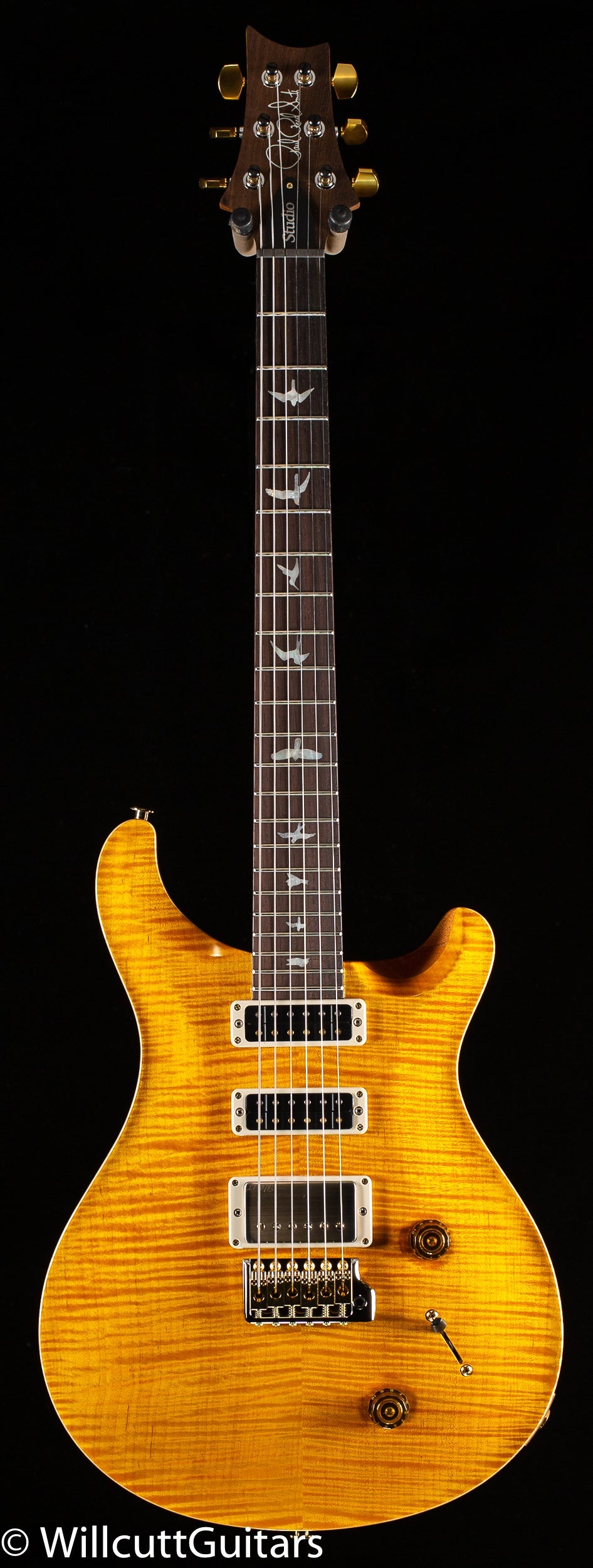 PRS Wood Library Studio Santana Yellow 10 Top Torrefied Maple Neck (842)