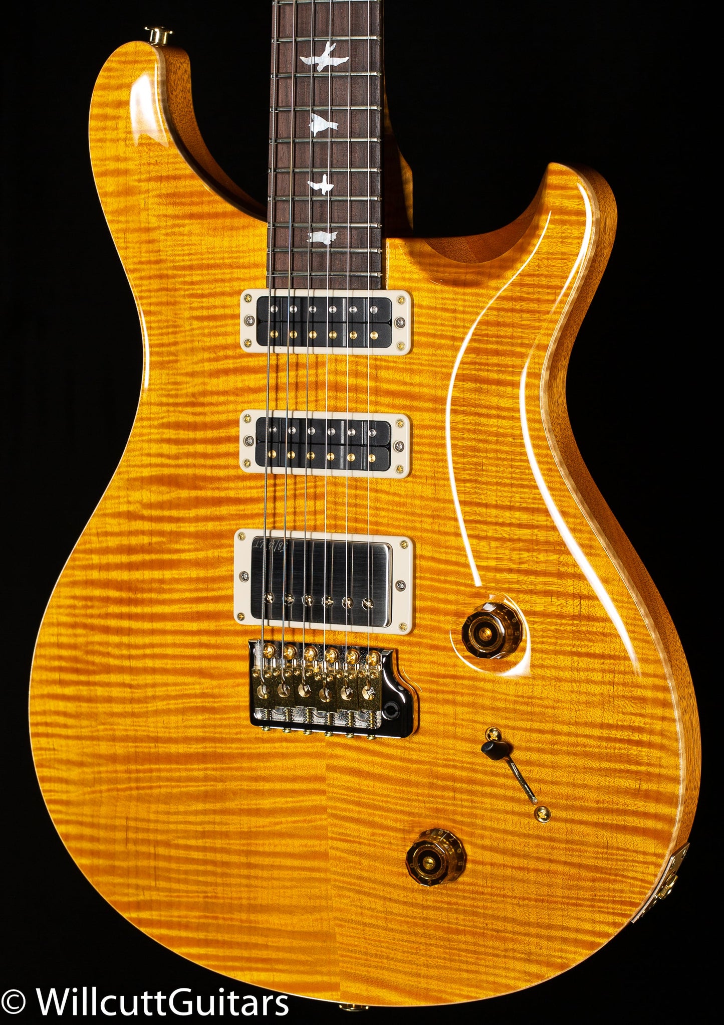 PRS Wood Library Studio Santana Yellow 10 Top Torrefied Maple Neck (842)