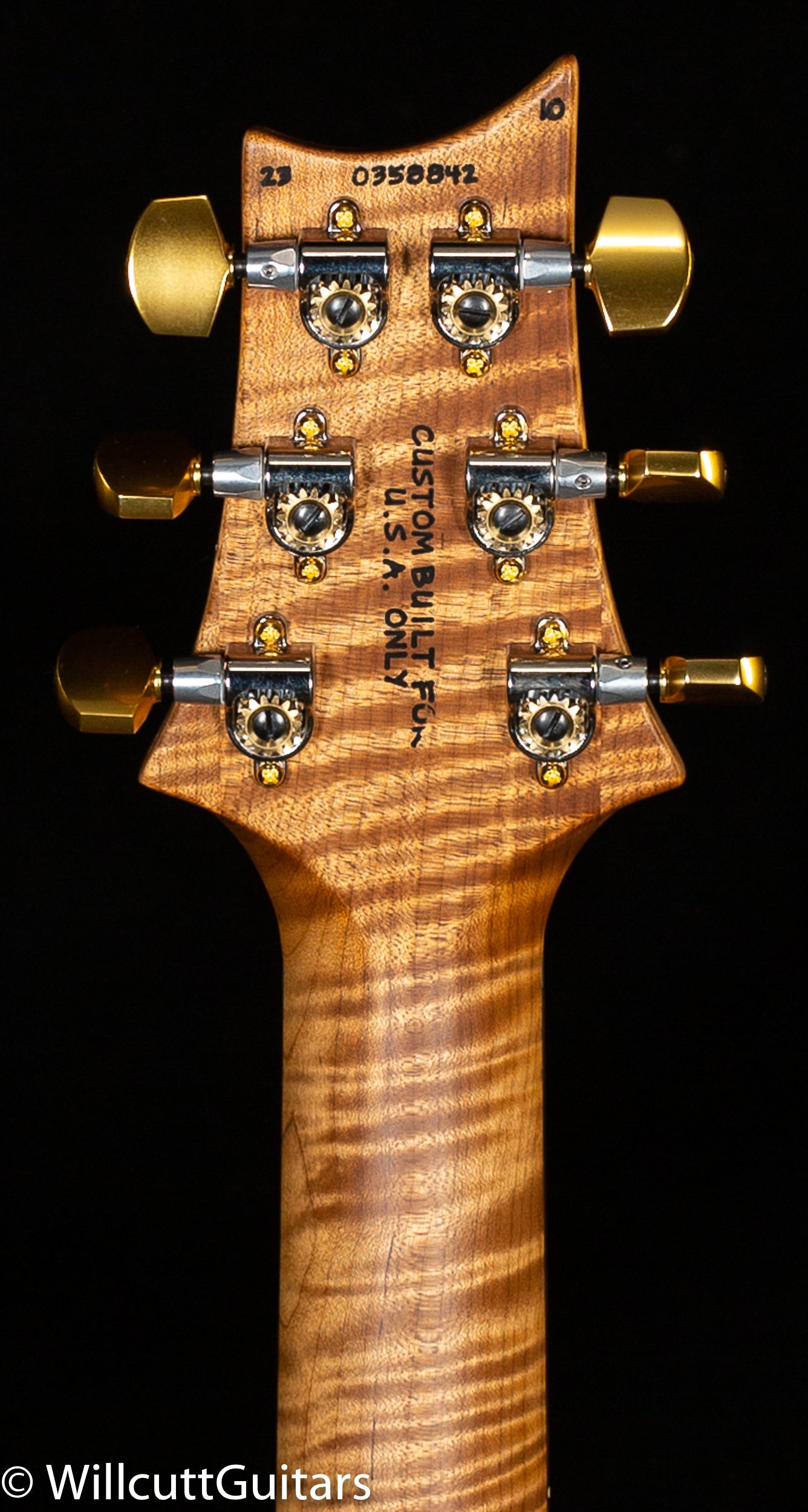 PRS Wood Library Studio Santana Yellow 10 Top Torrefied Maple Neck (842)