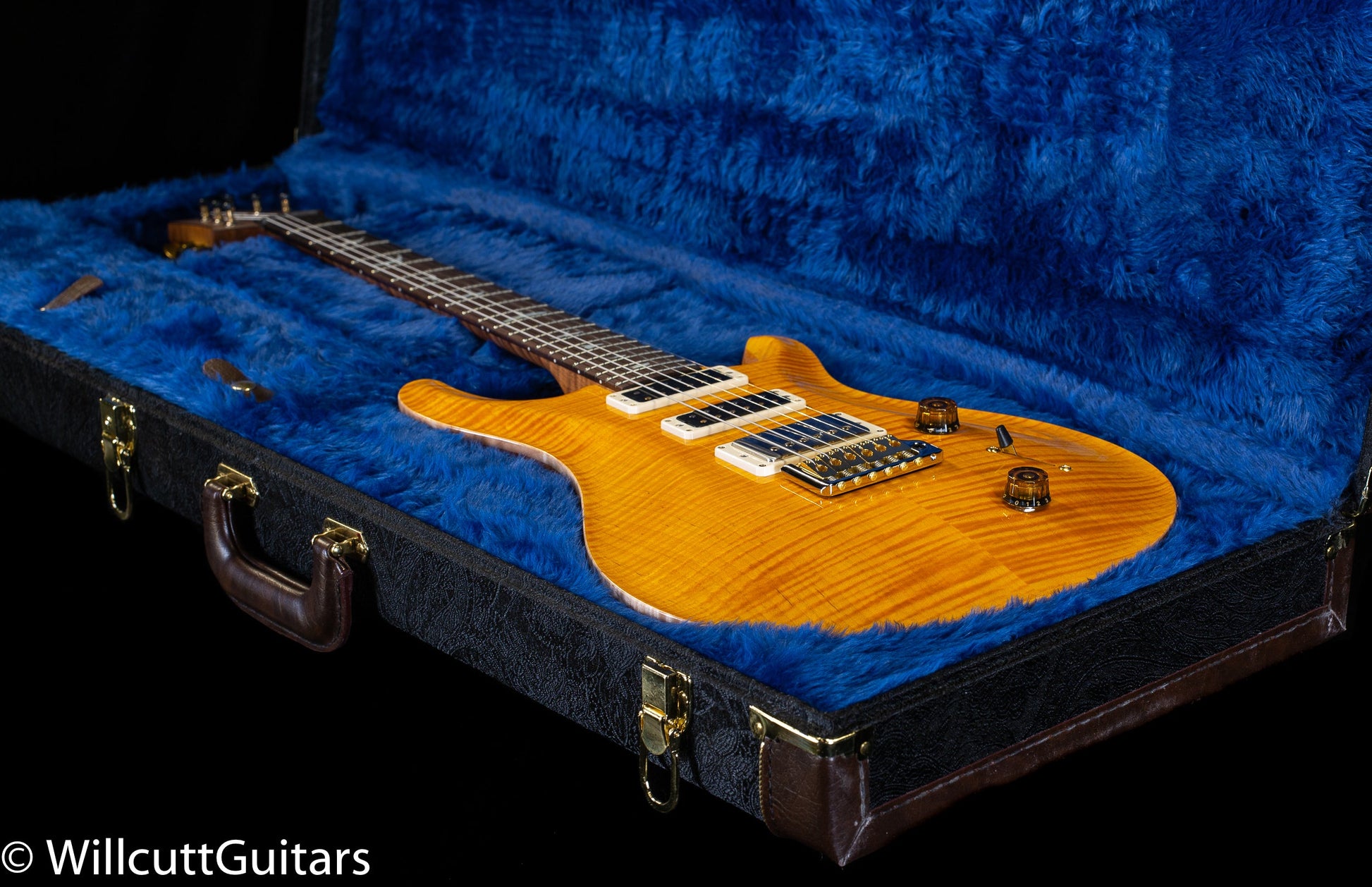 PRS Wood Library Studio Santana Yellow 10 Top Torrefied Maple Neck (842)