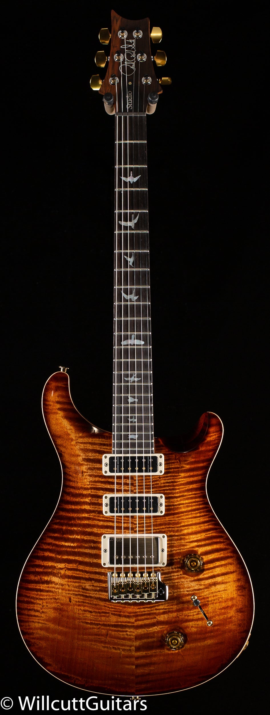 PRS Wood Library Studio Copperhead Burst 10 Top Torrefied Maple Neck (843)