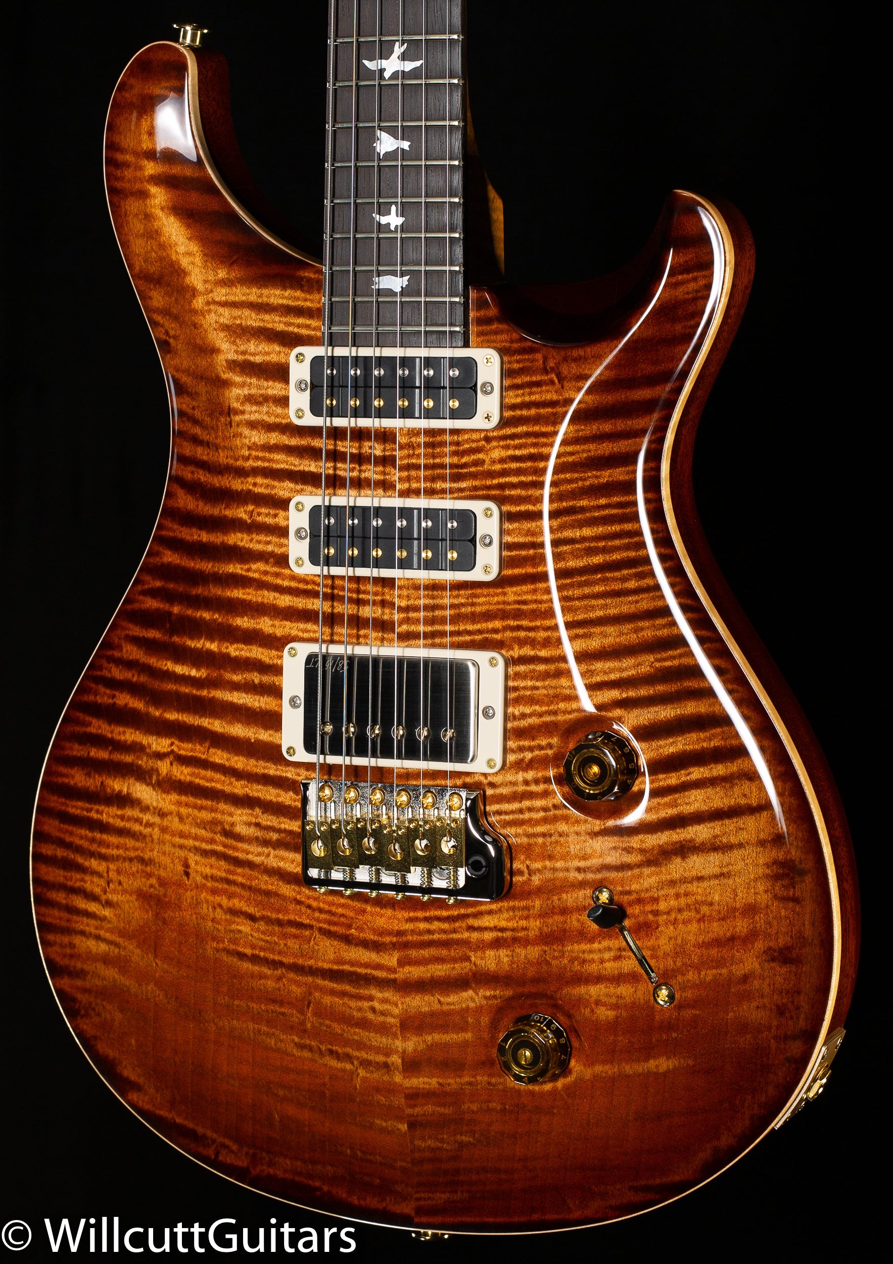 PRS Wood Library Studio Copperhead Burst 10 Top Torrefied Maple Neck (843)