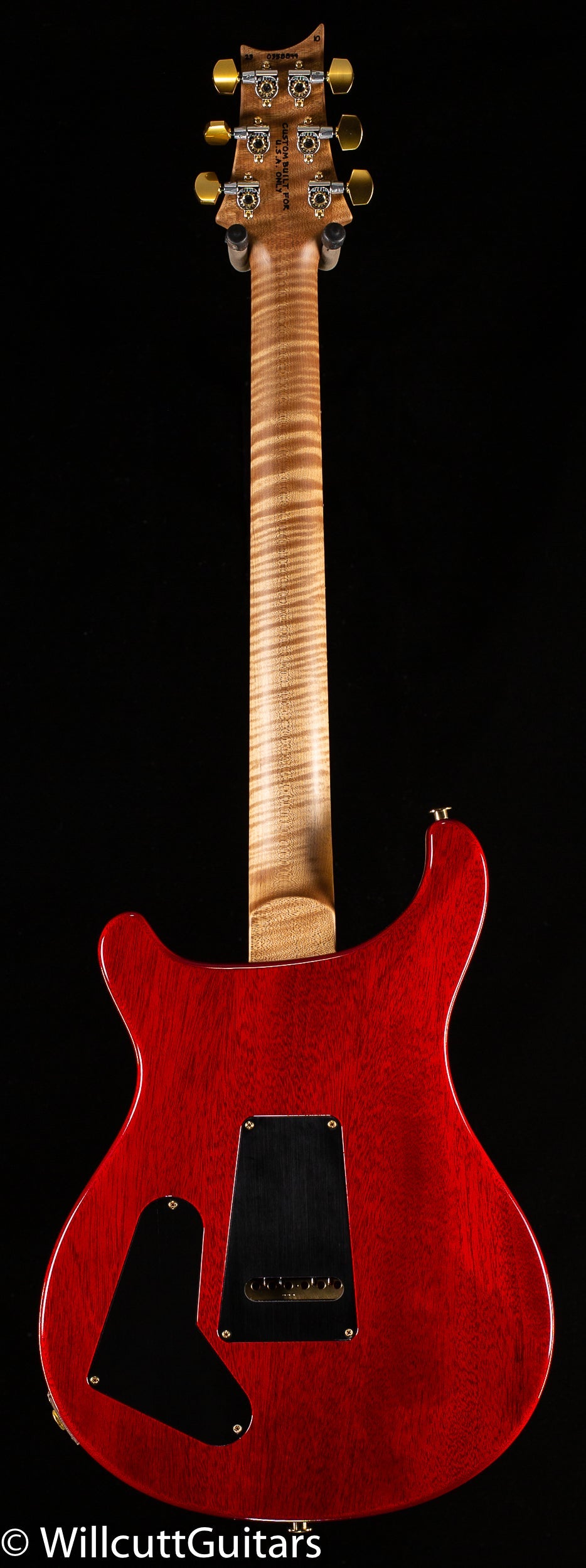 PRS Wood Library Studio Charcoal Cherry Burst 10 Top Torrefied Maple Neck (844)