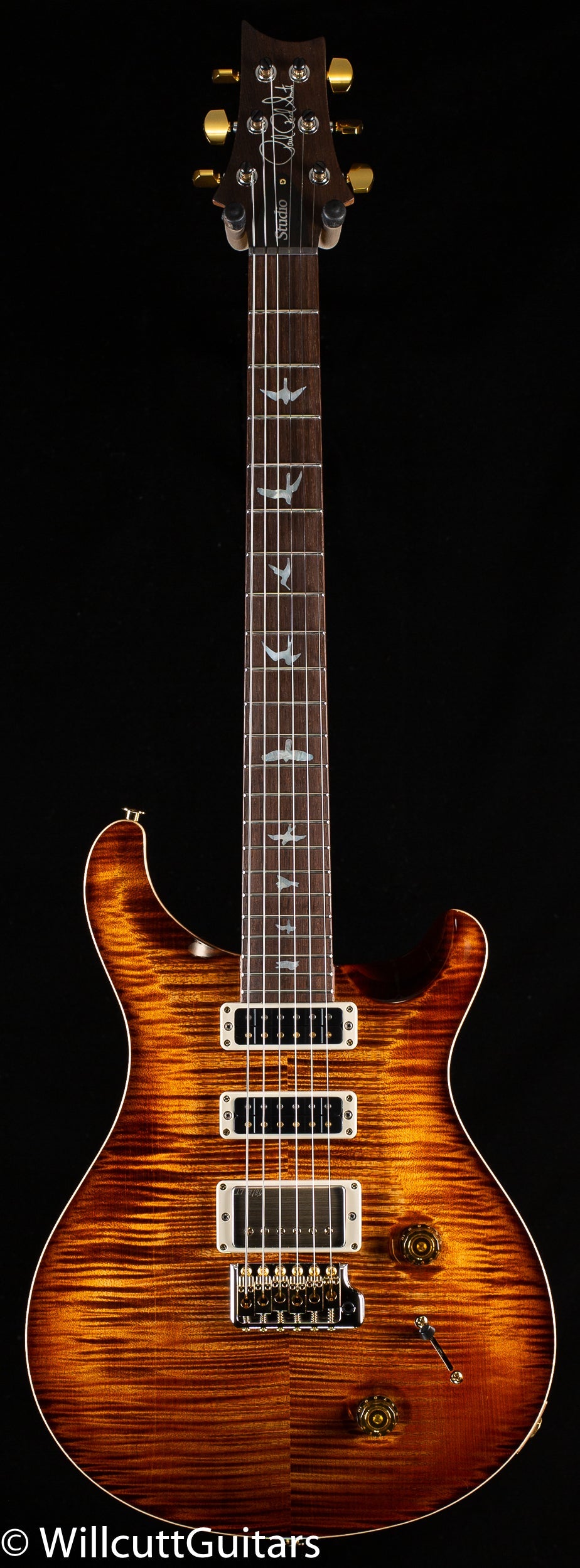 PRS Wood Library Studio Copperhead Burst 10 Top Torrefied Maple Neck (846)