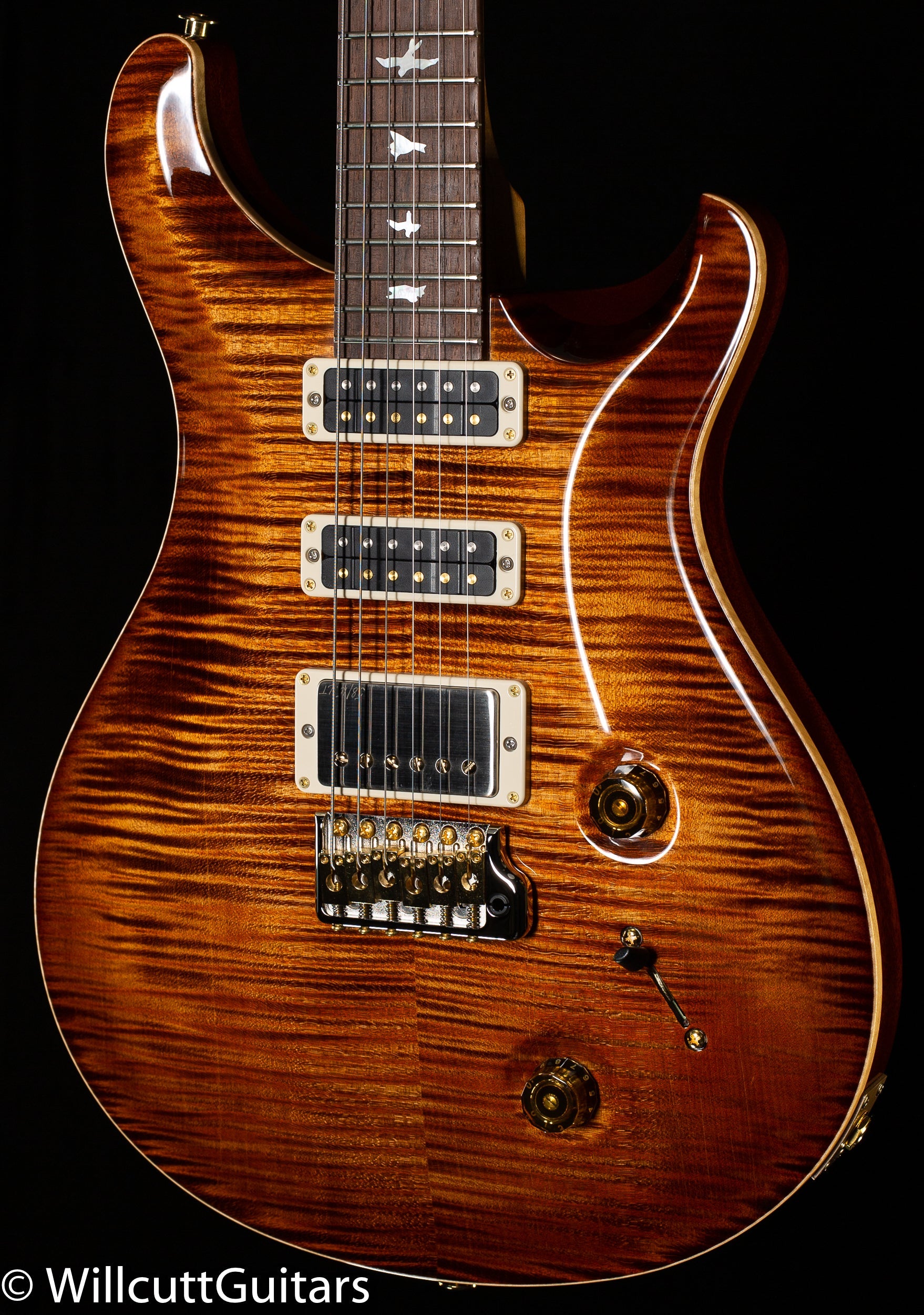 PRS Wood Library Studio Copperhead Burst 10 Top Torrefied Maple Neck (846)