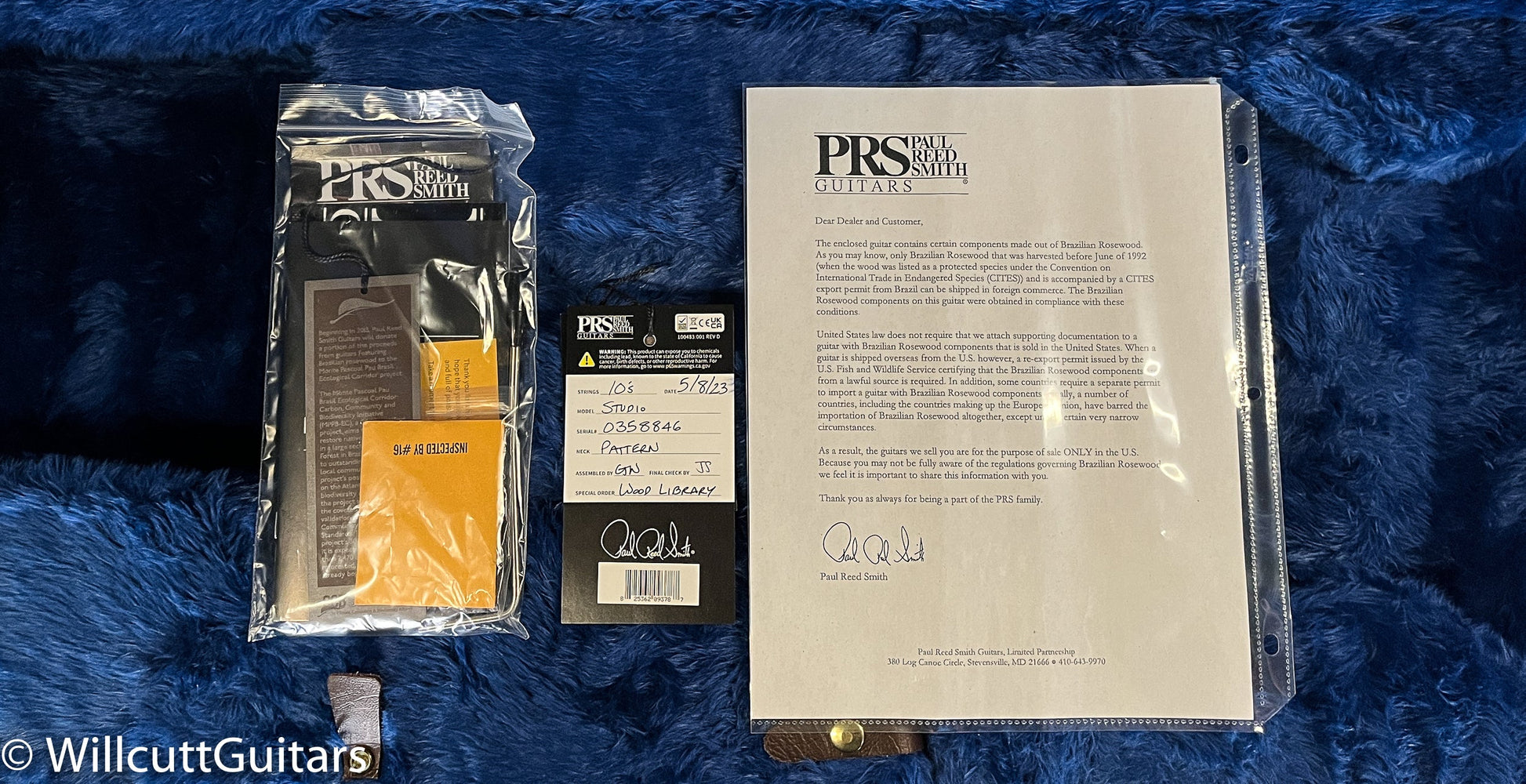 PRS Wood Library Studio Copperhead Burst 10 Top Torrefied Maple Neck (846)