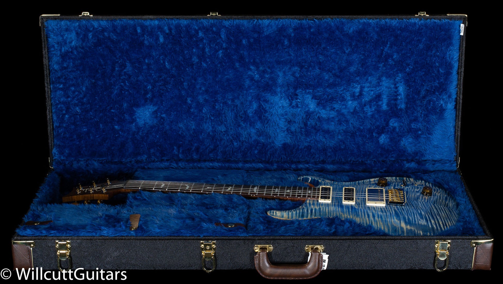 PRS Wood Library Studio Faded Blue Jean 10 Top Torrefied Maple Neck (847)