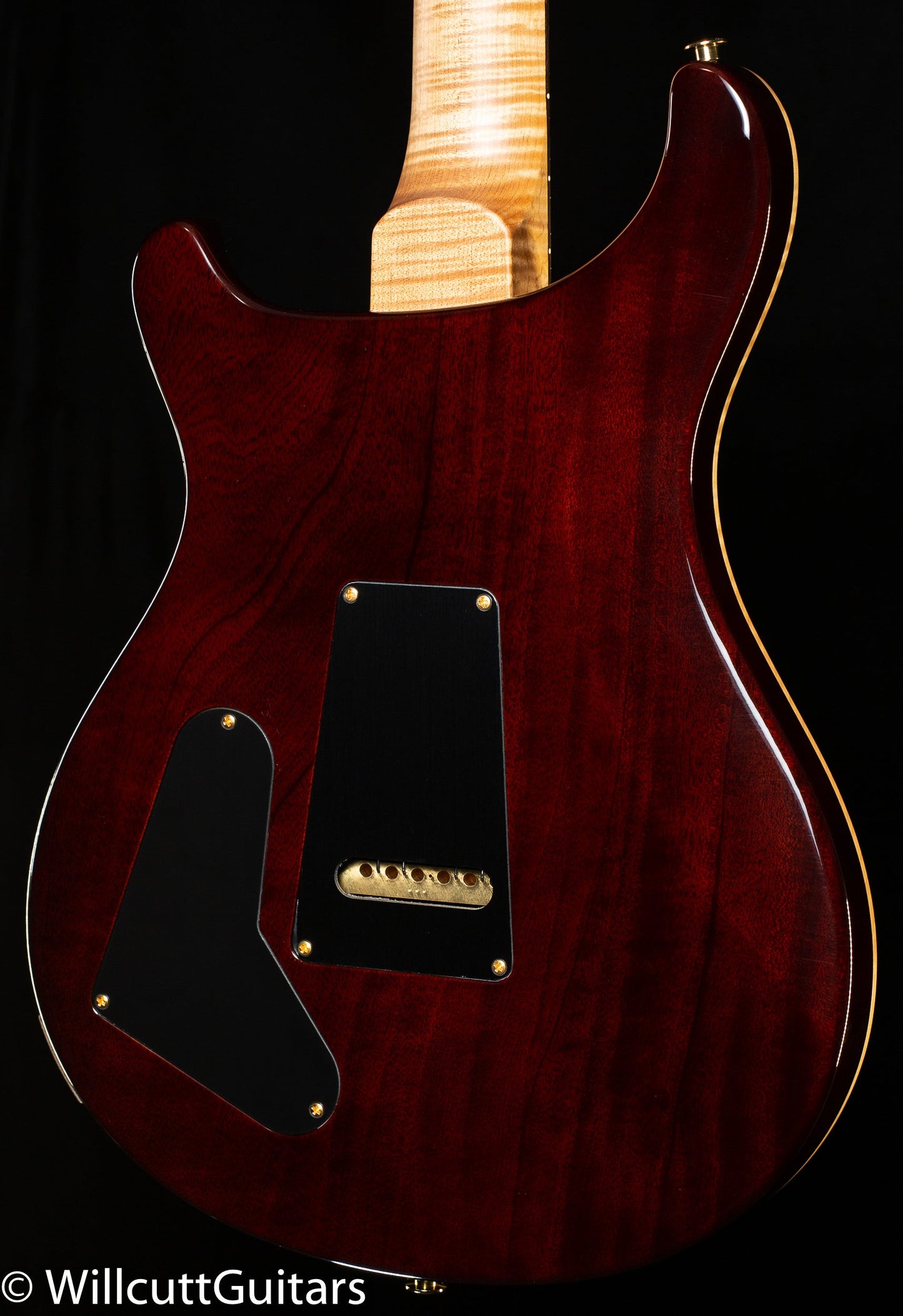 PRS Wood Library Studio Black Gold Burst 10 Top Torrefied Maple Neck (848)