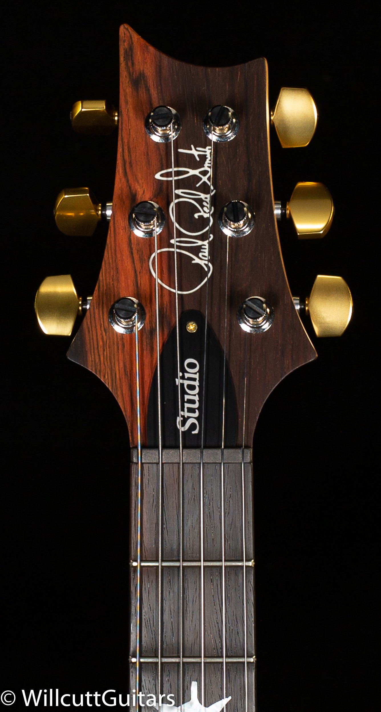 PRS Wood Library Studio Black Gold Burst 10 Top Torrefied Maple Neck (848)
