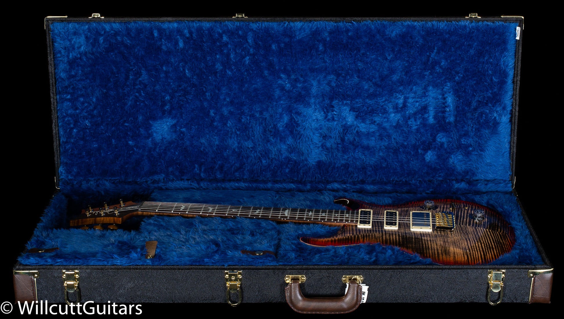 PRS Wood Library Studio Charcoal Cherry Burst 10 Top Torrefied Maple Neck (849)