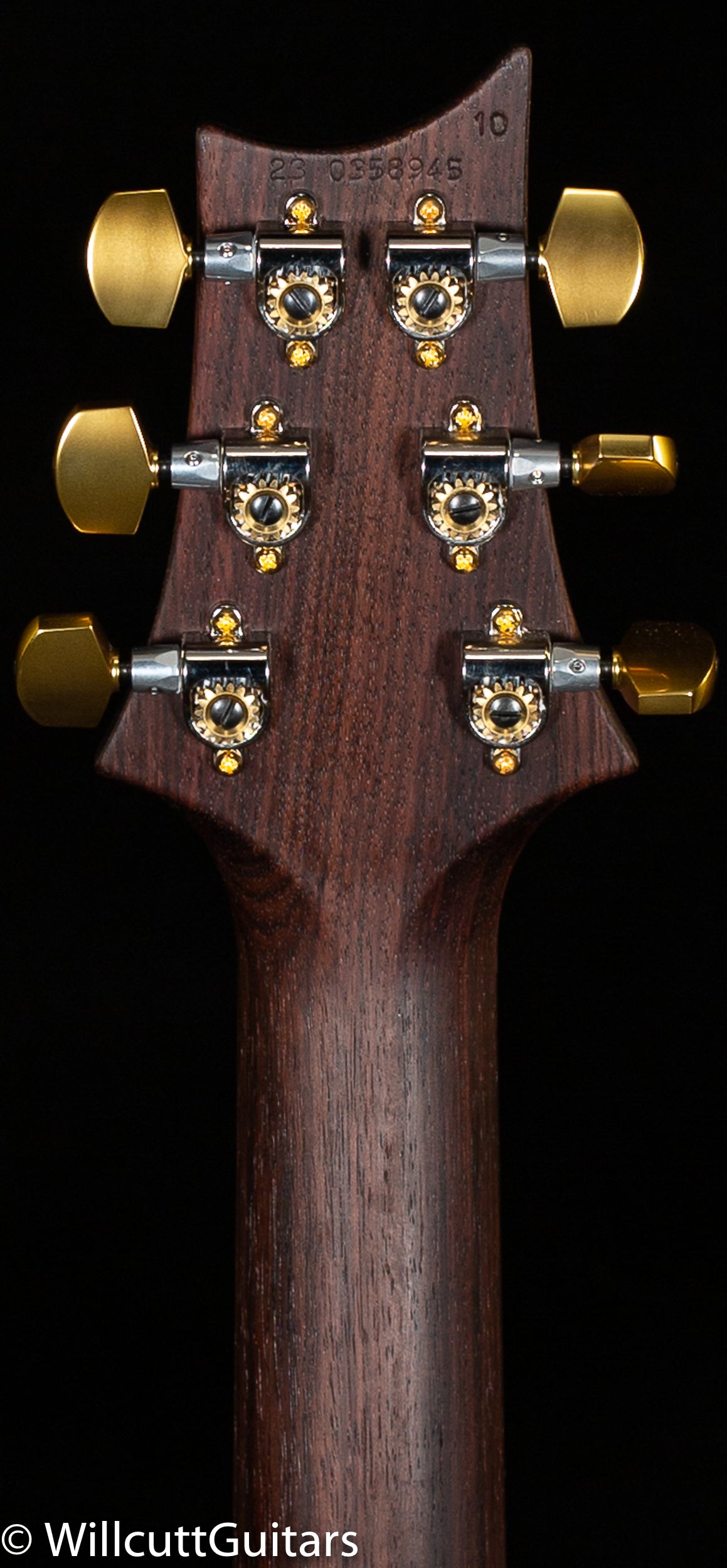 PRS Wood Library Custom 24-08 Black Gold Burst 10 Top Rosewood Neck (945)