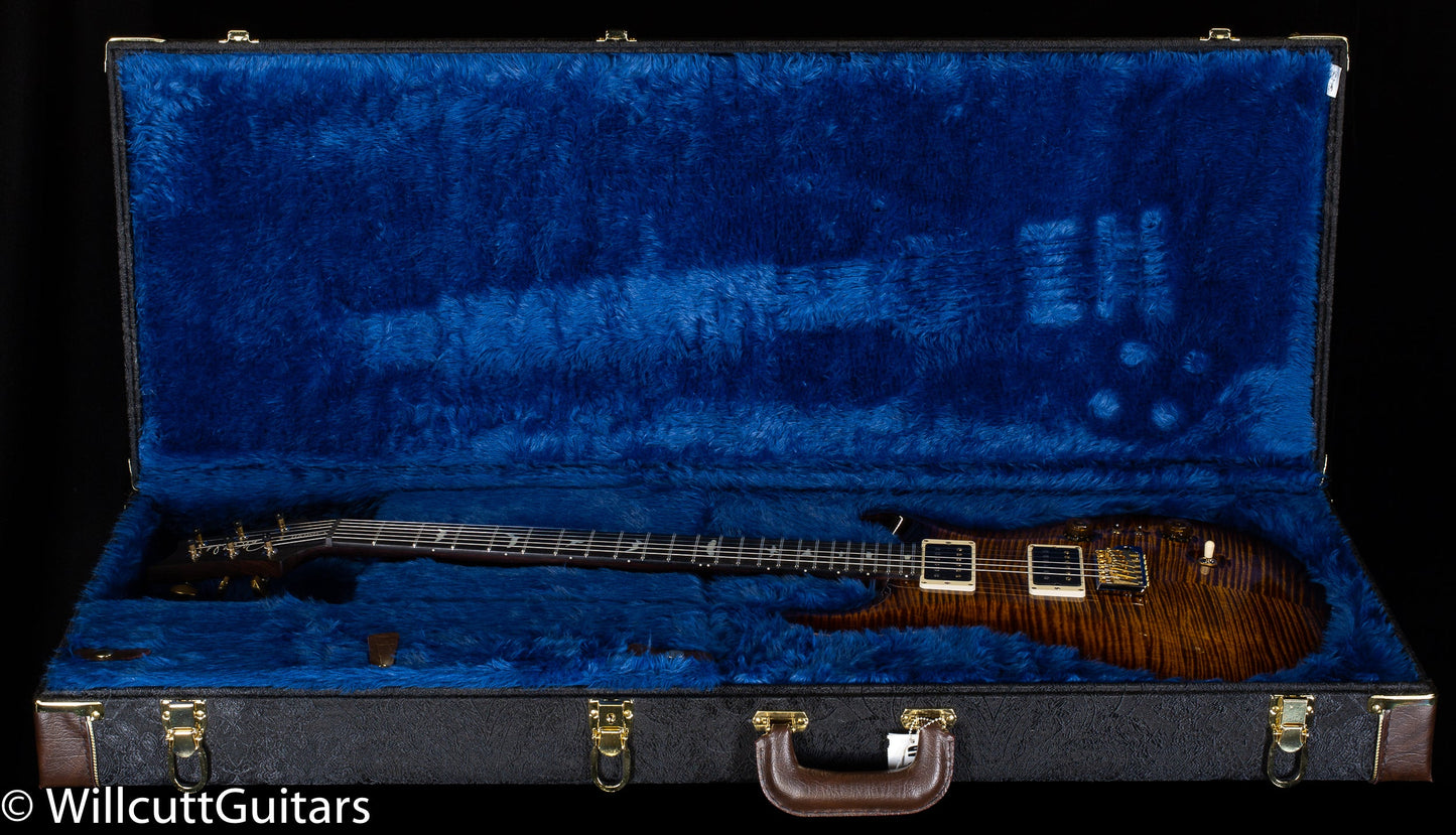 PRS Wood Library Custom 24-08 Black Gold Burst 10 Top Rosewood Neck (945)